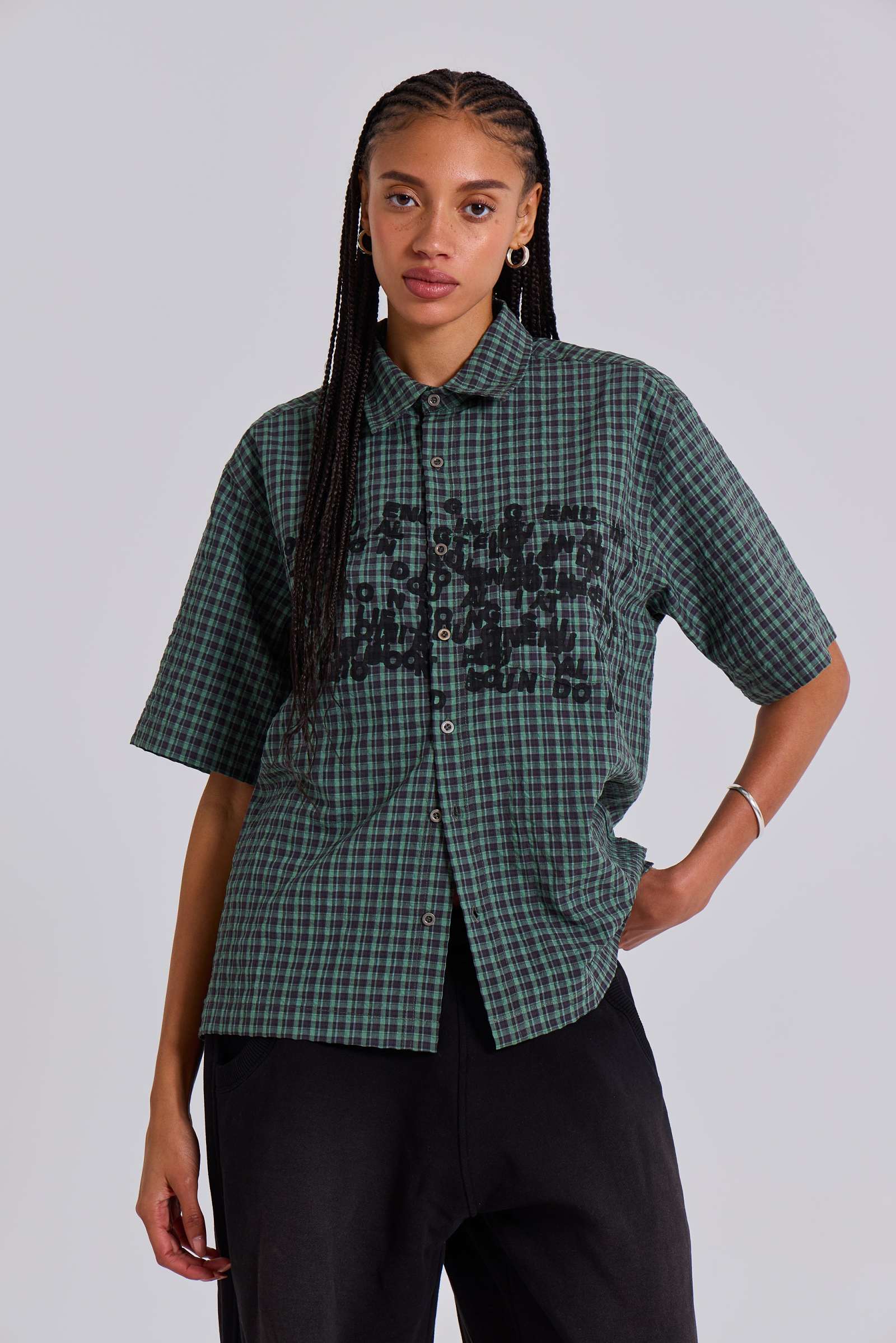 Green Typo Shirt