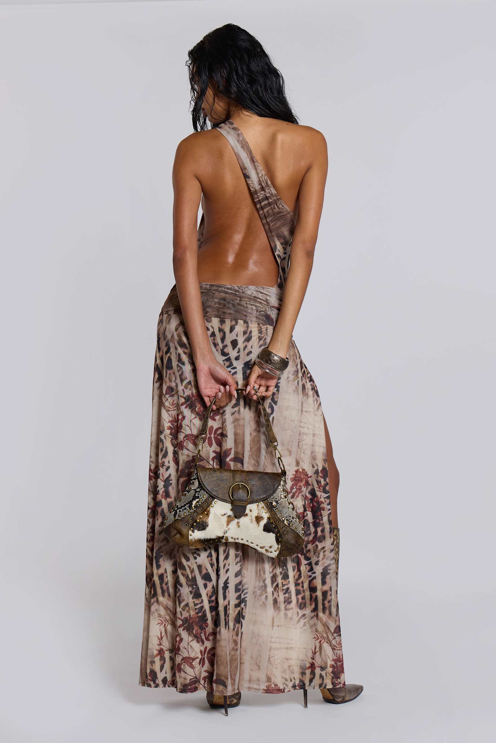 cantha asymmetric cut out maxi dress jaded london Shop Valentina Asymmetric Cut Out Maxi Dress | Jaded London