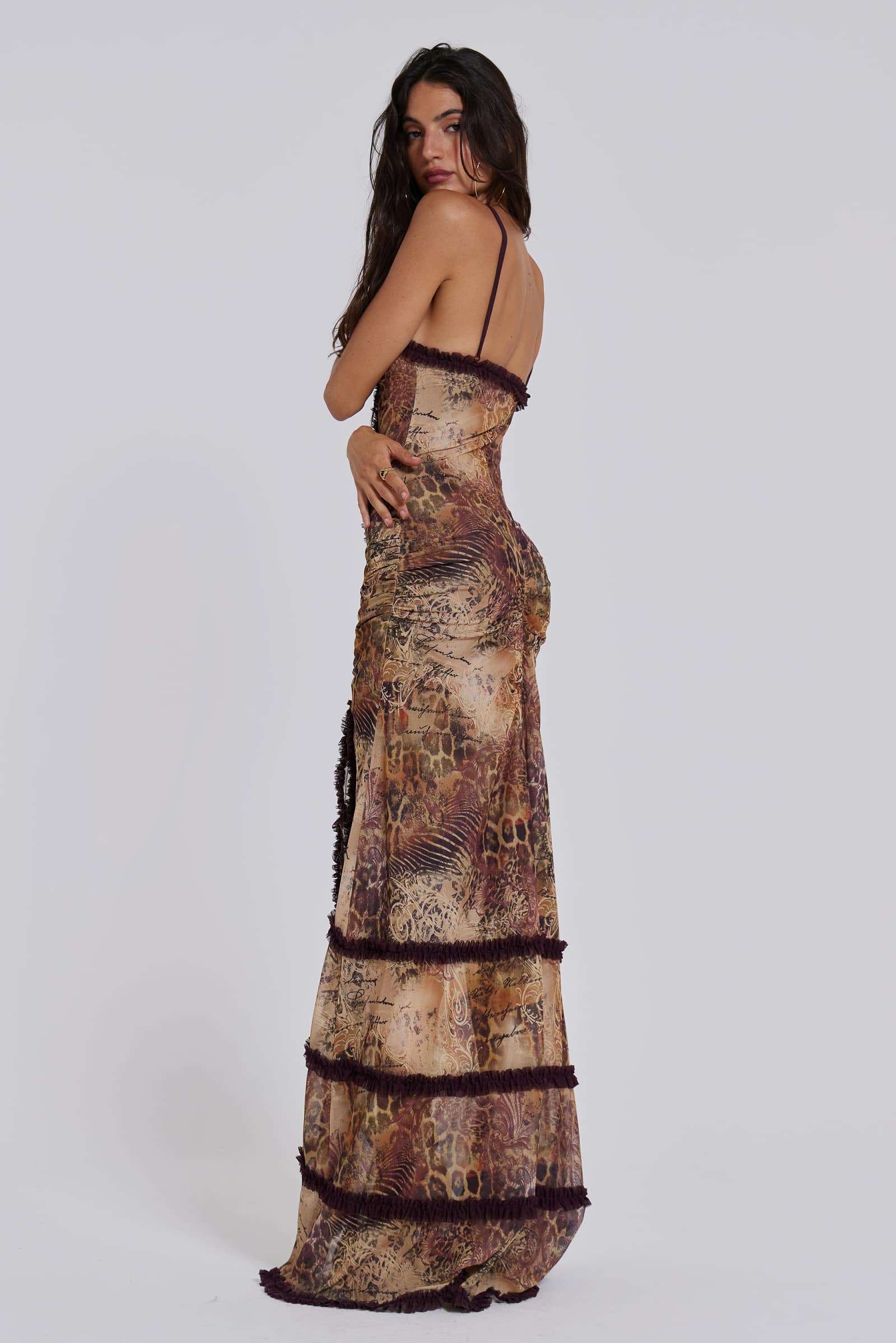 fatale maxi dress in vanilla Shop Fatale Maxi Dress In Vanilla | Jaded London
