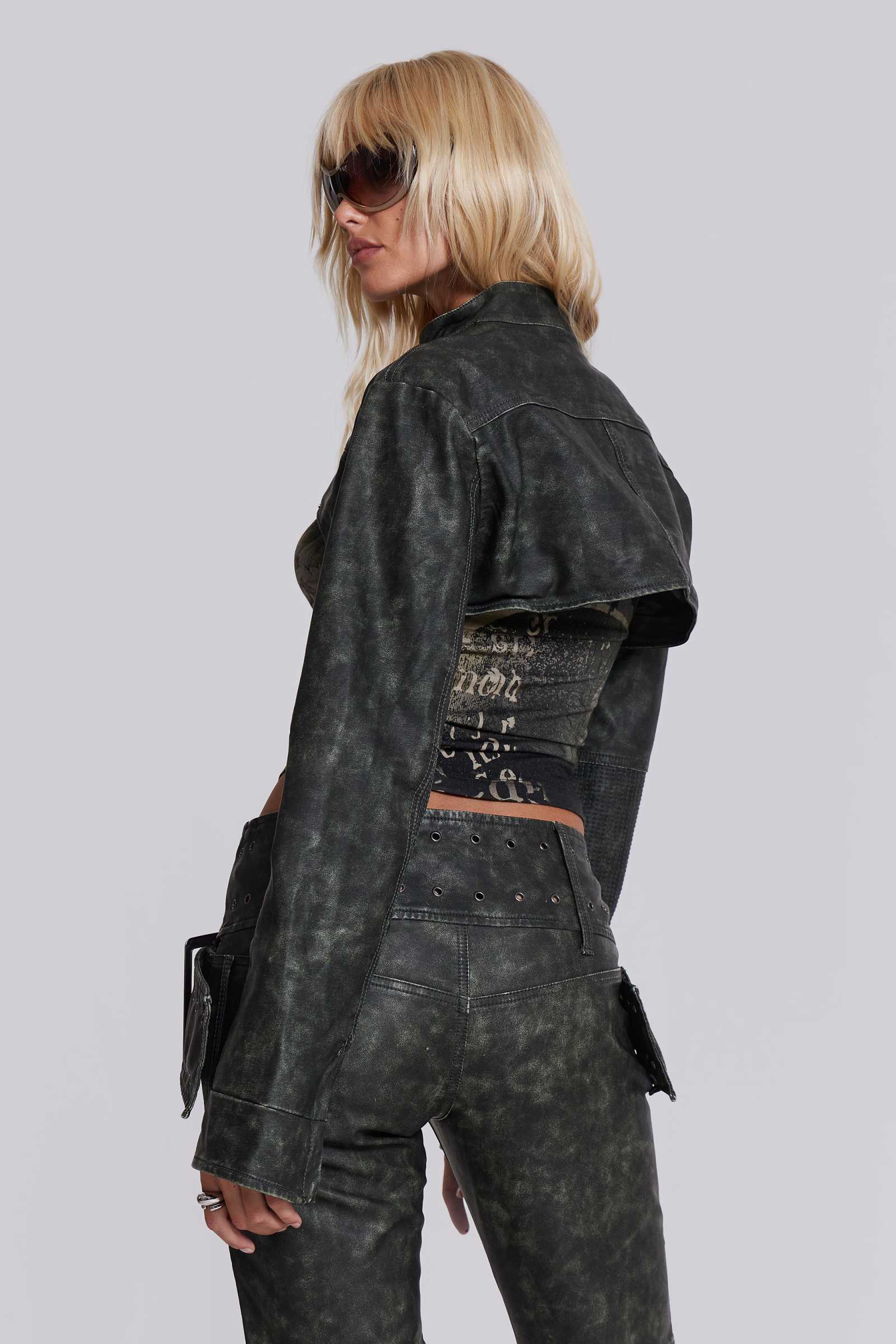 Assassin Faux Leather Trousers