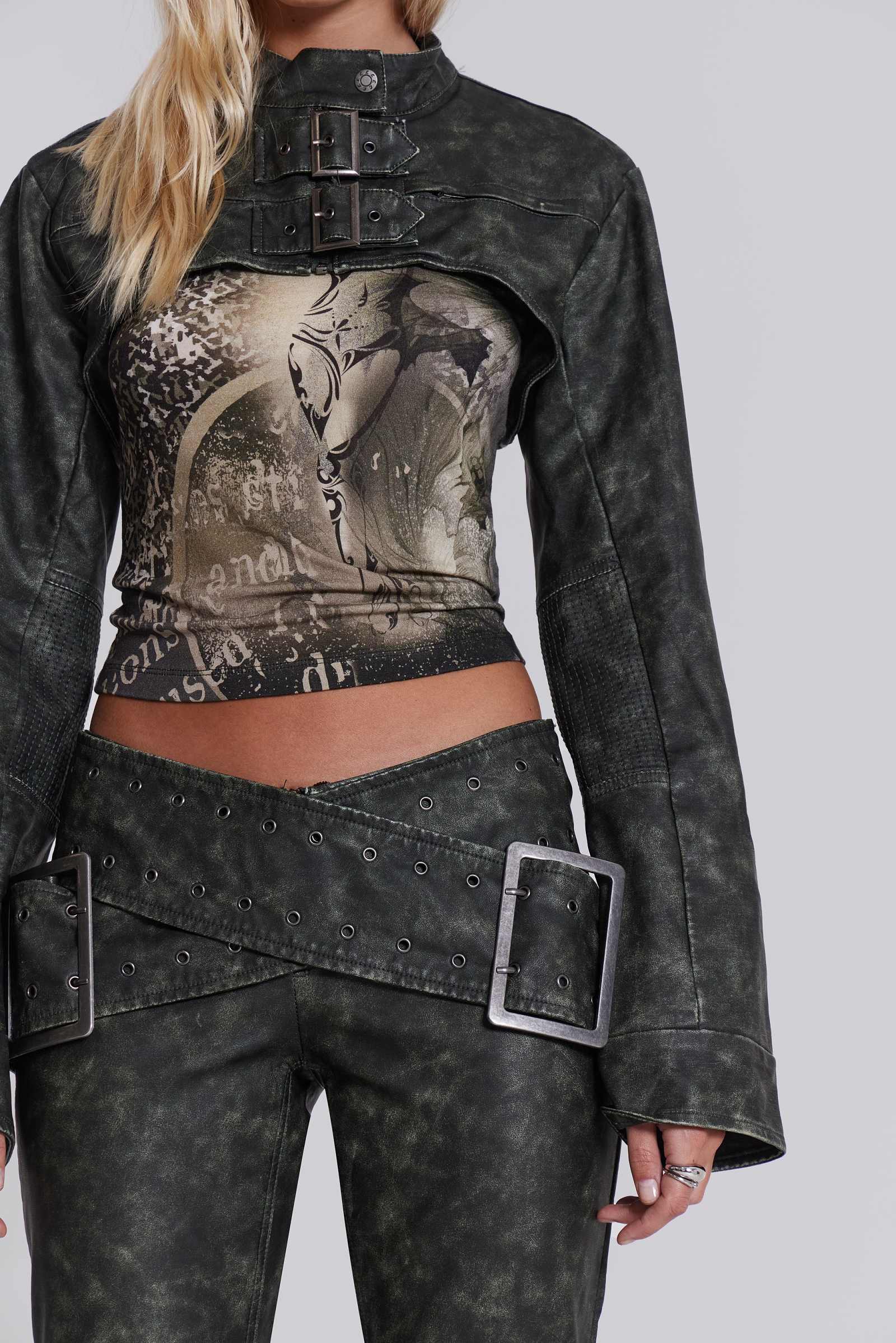 Assassin Faux Leather Trousers