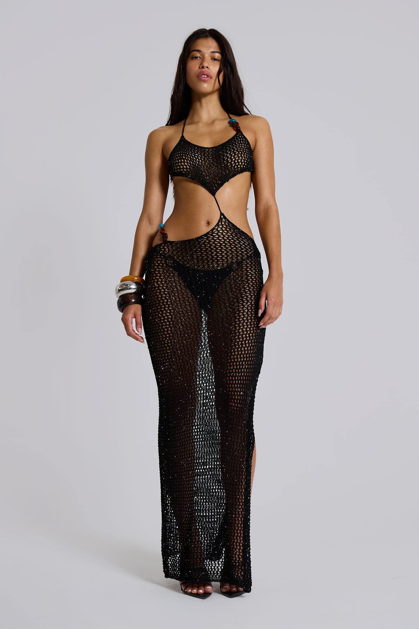 Echo Crochet Maxi Dress