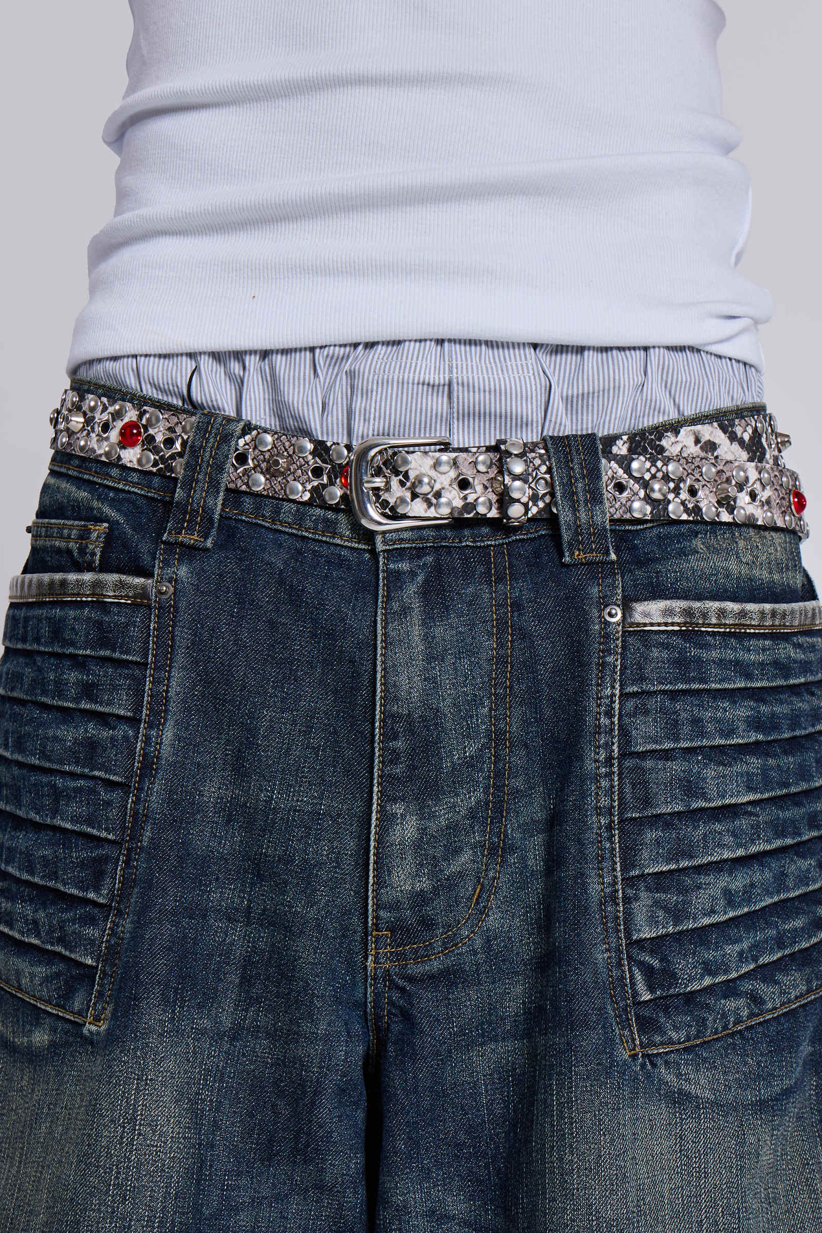 Silver Mamba Belt