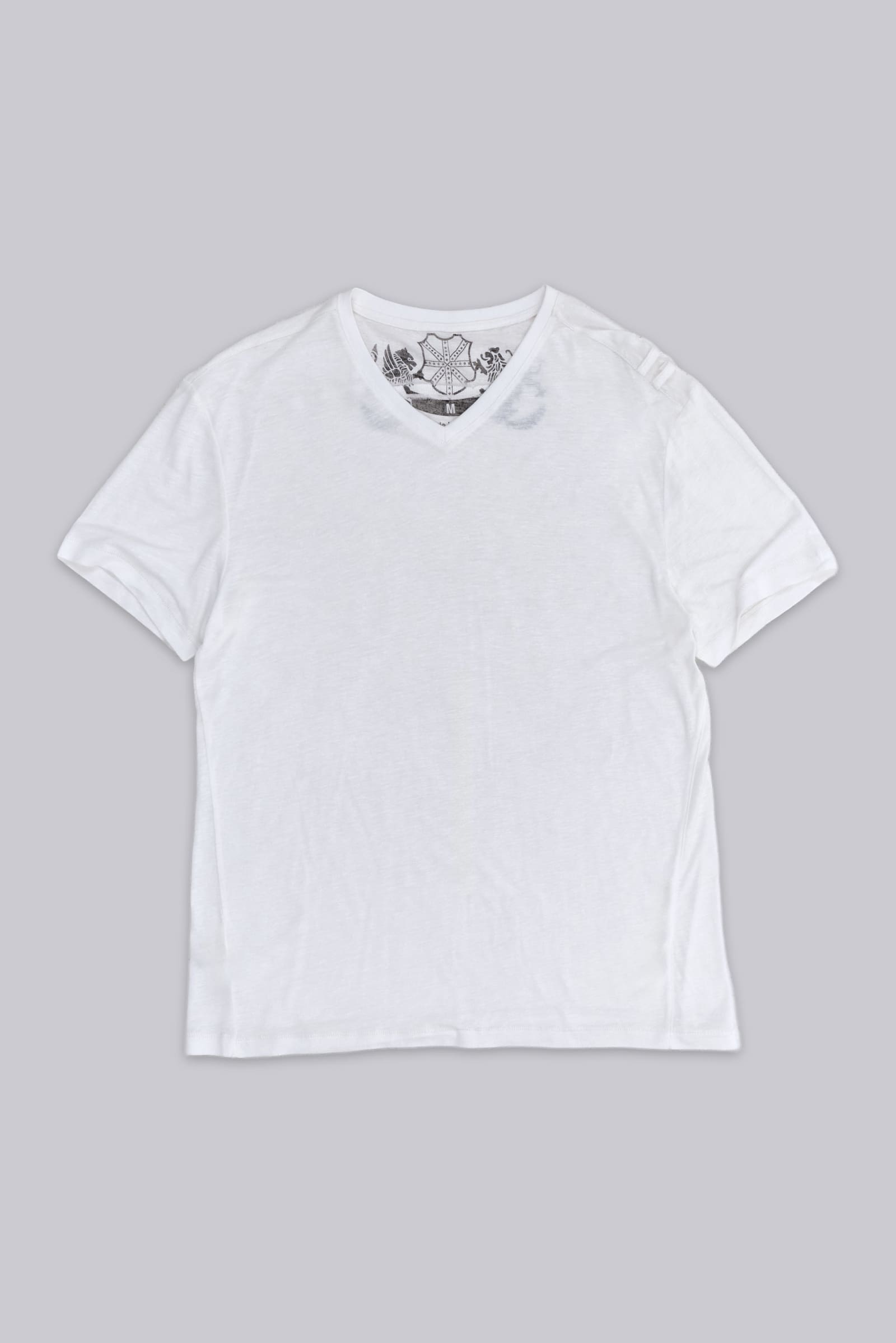 Linen V-Neck T-Shirt
