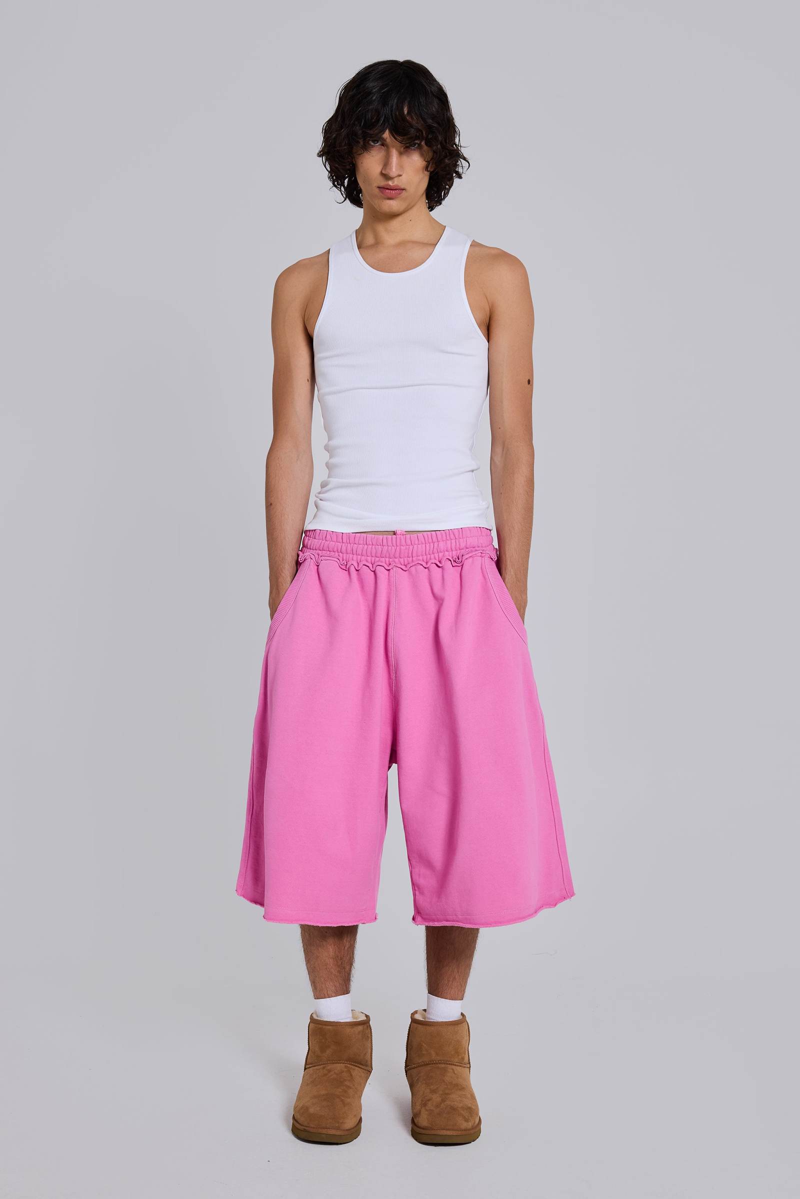 Pink Monster Jogger Shorts