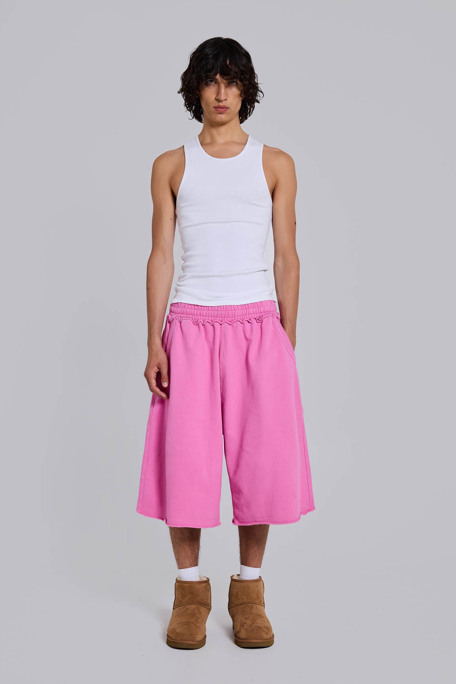 Pink Monster Jogger Shorts