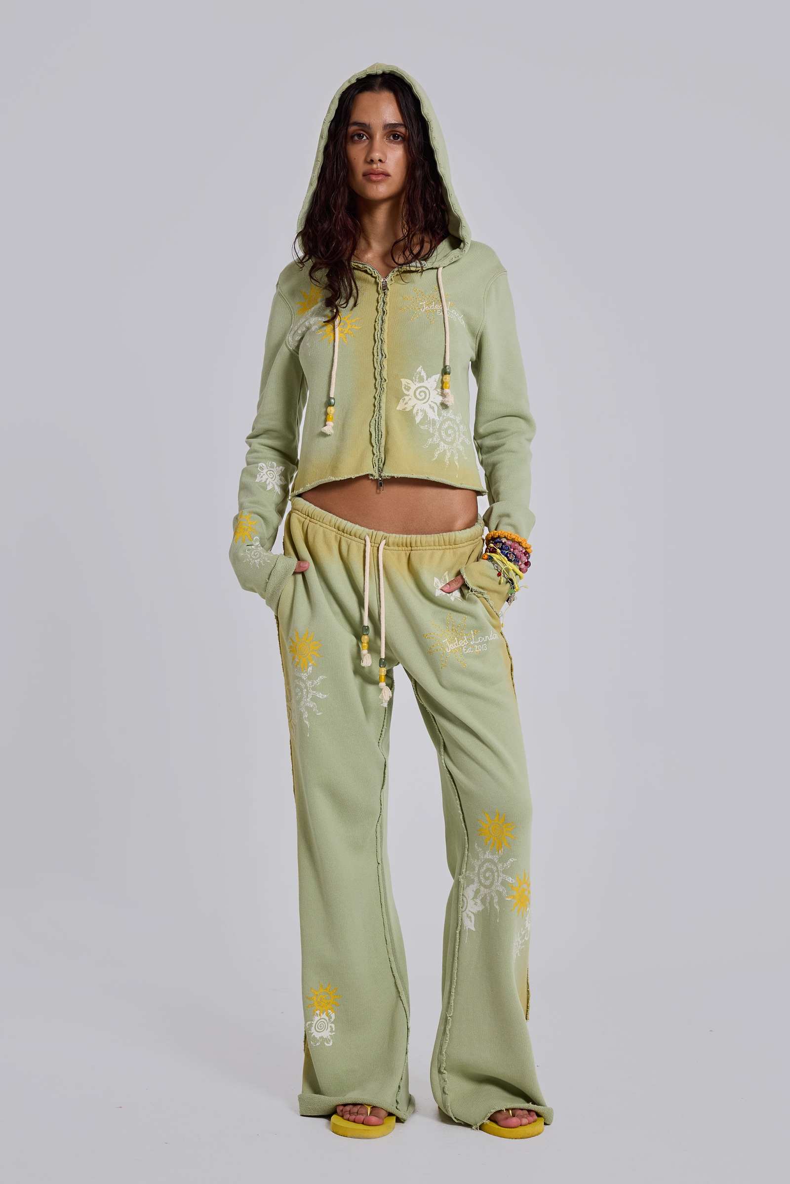 Cleo Sunfade Zip Through Hoodie
