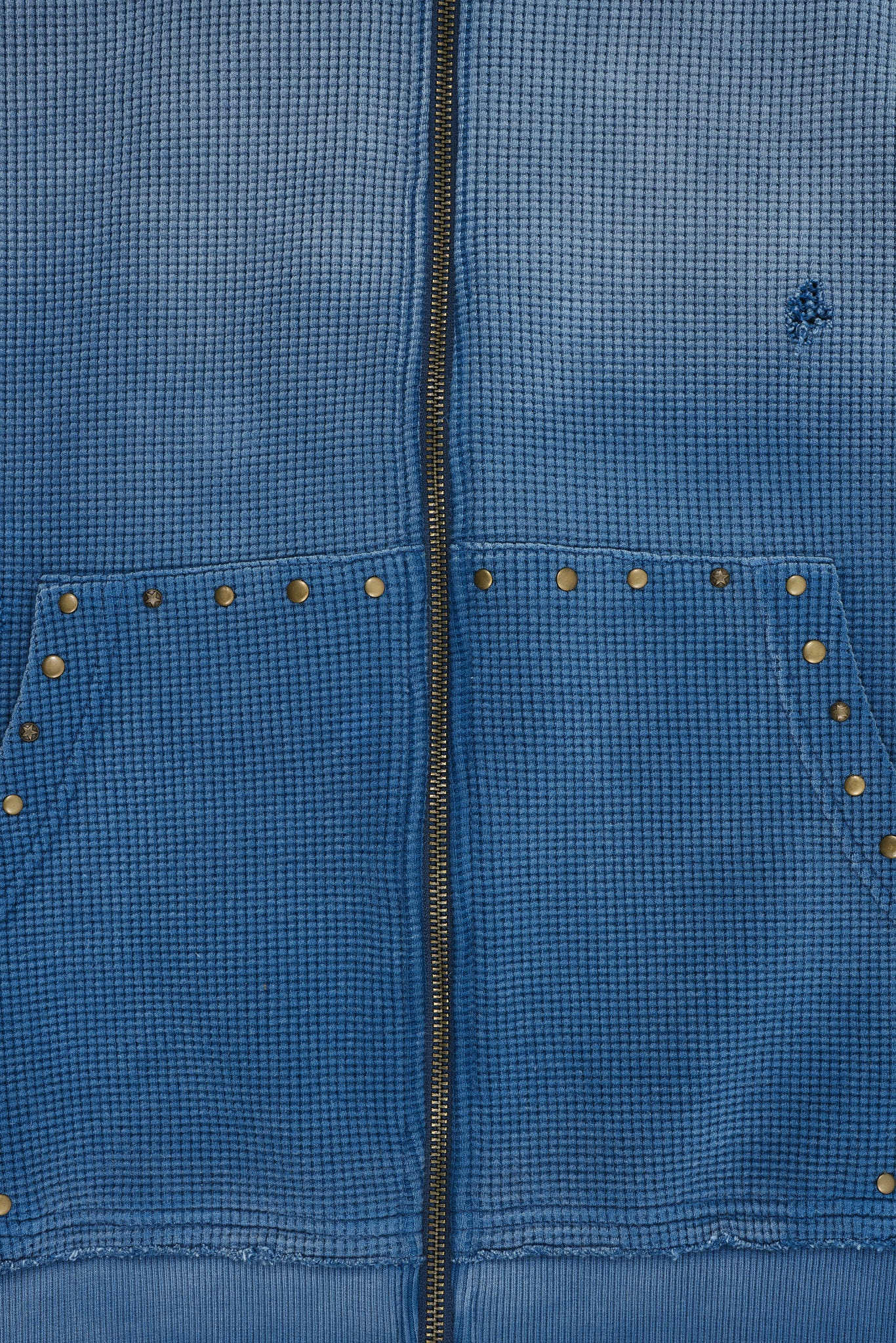 Sunfade Waffle Studded Hoodie