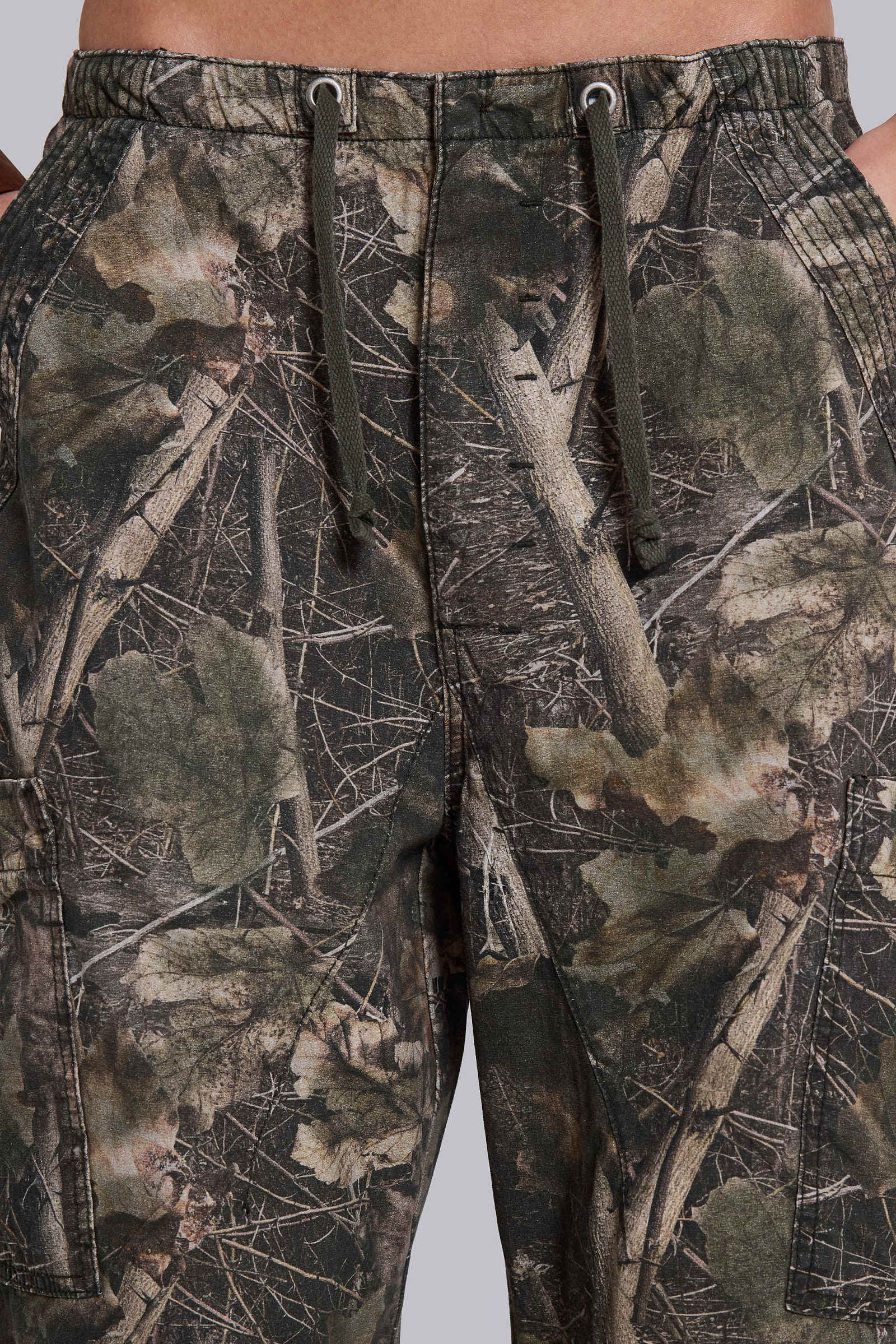 Woodland Camo Parachute Pants
