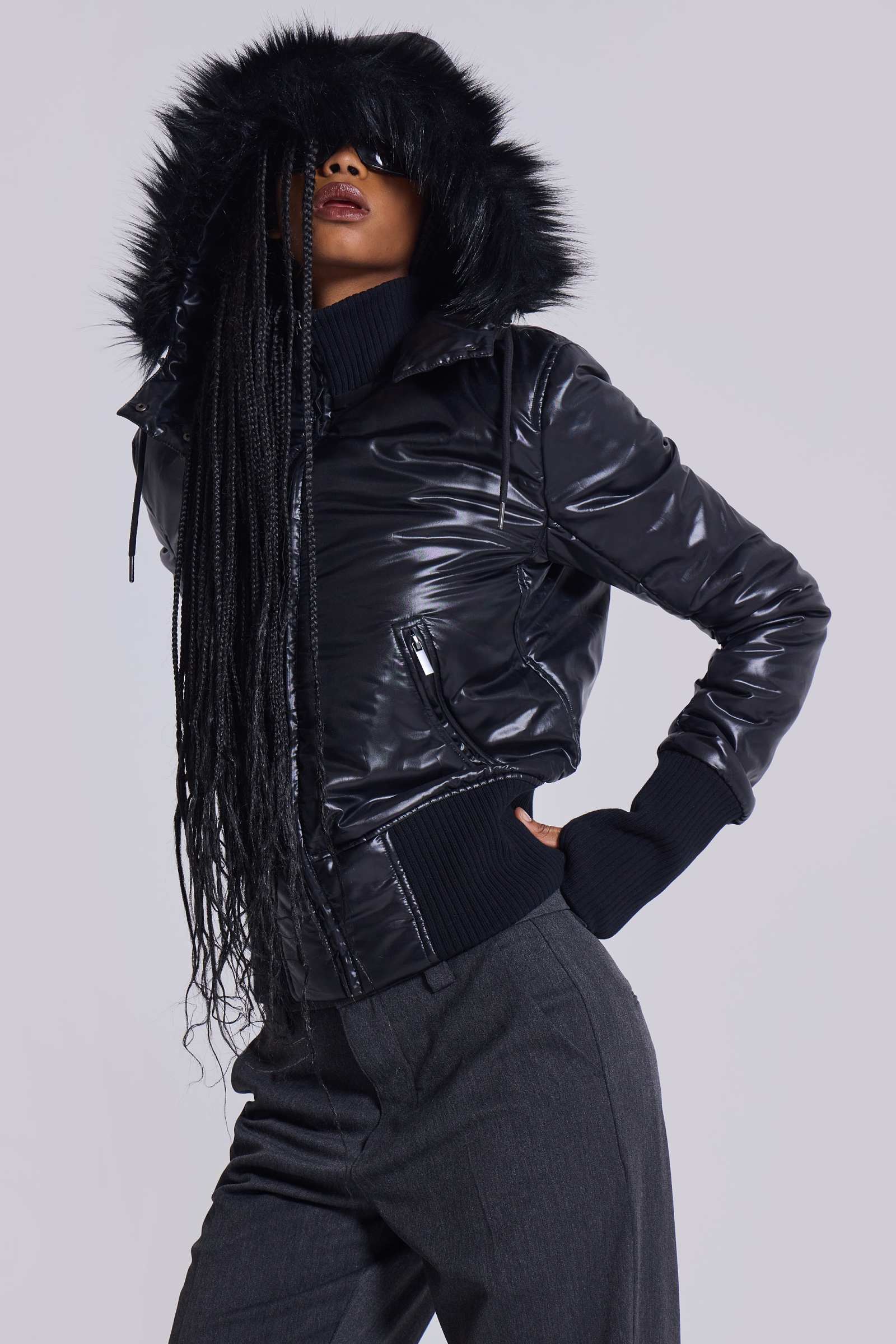 Black Mercury Puffer Jacket