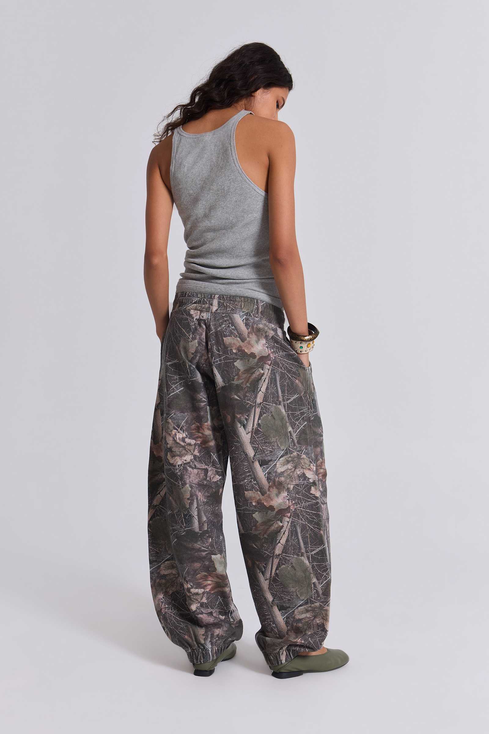 Woodland Camo Baggy Cuffed Monster Joggers