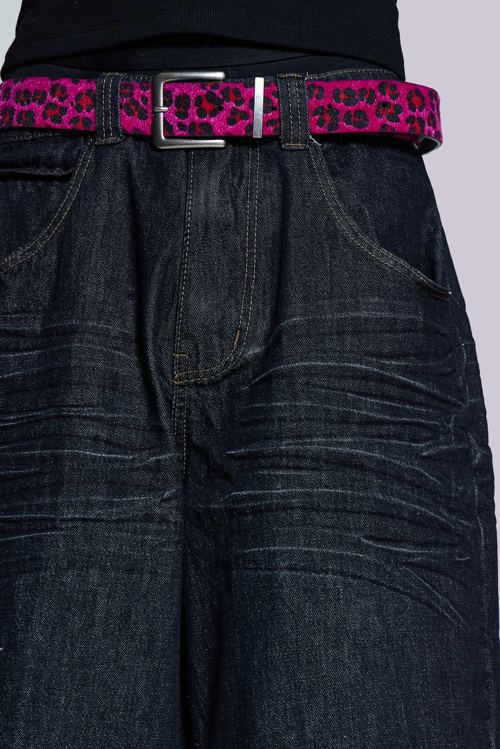 Creased Indigo Colossus Jorts