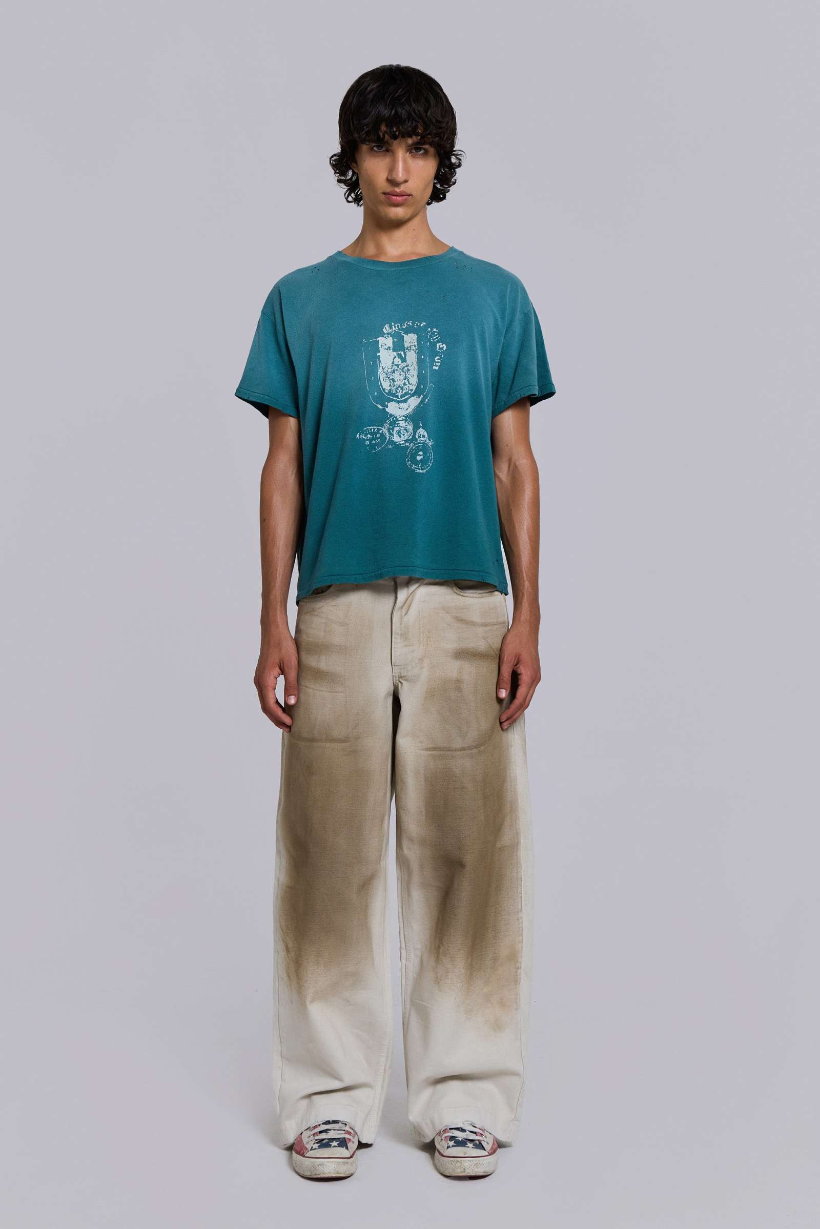 Emblem Cropped T-Shirt