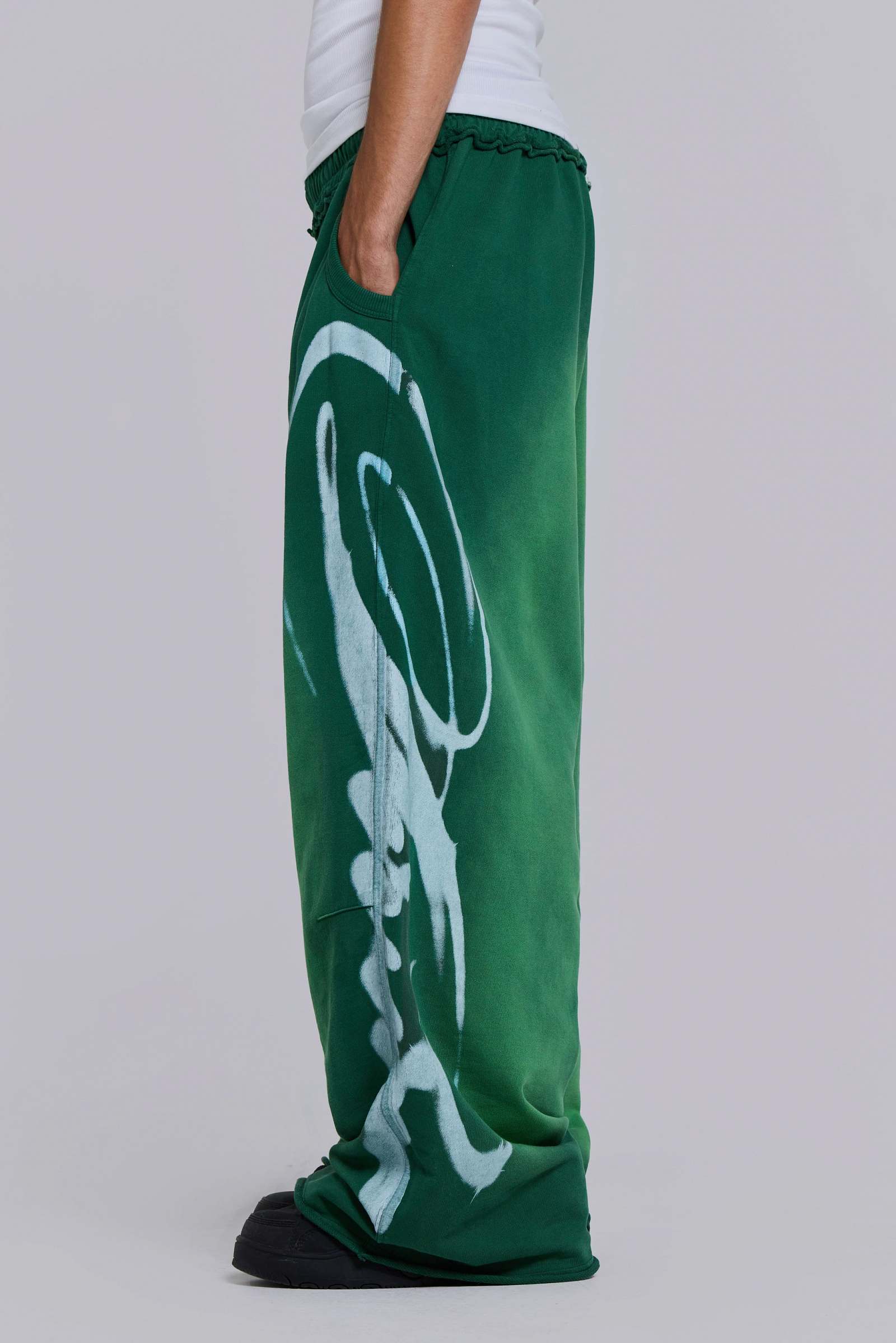 Divine Airbrush Green Monster Joggers