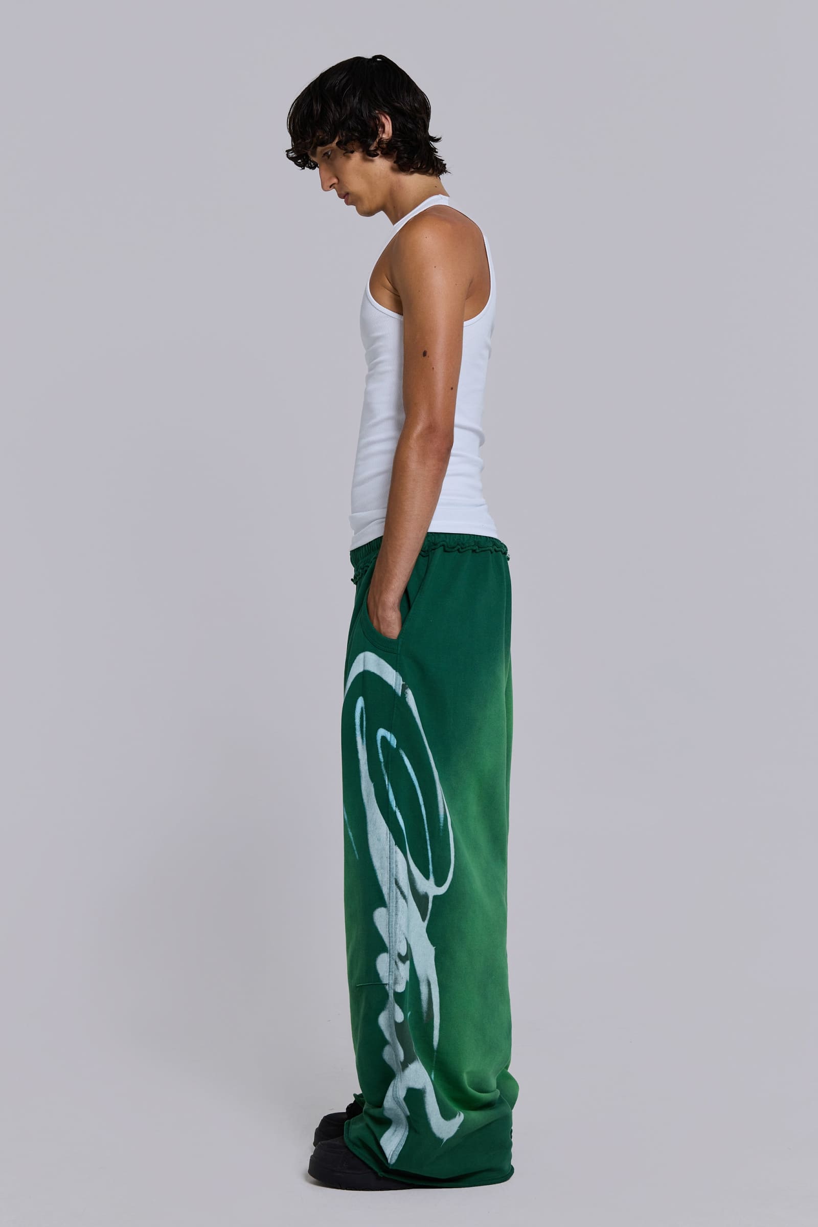 Divine Airbrush Green Monster Joggers