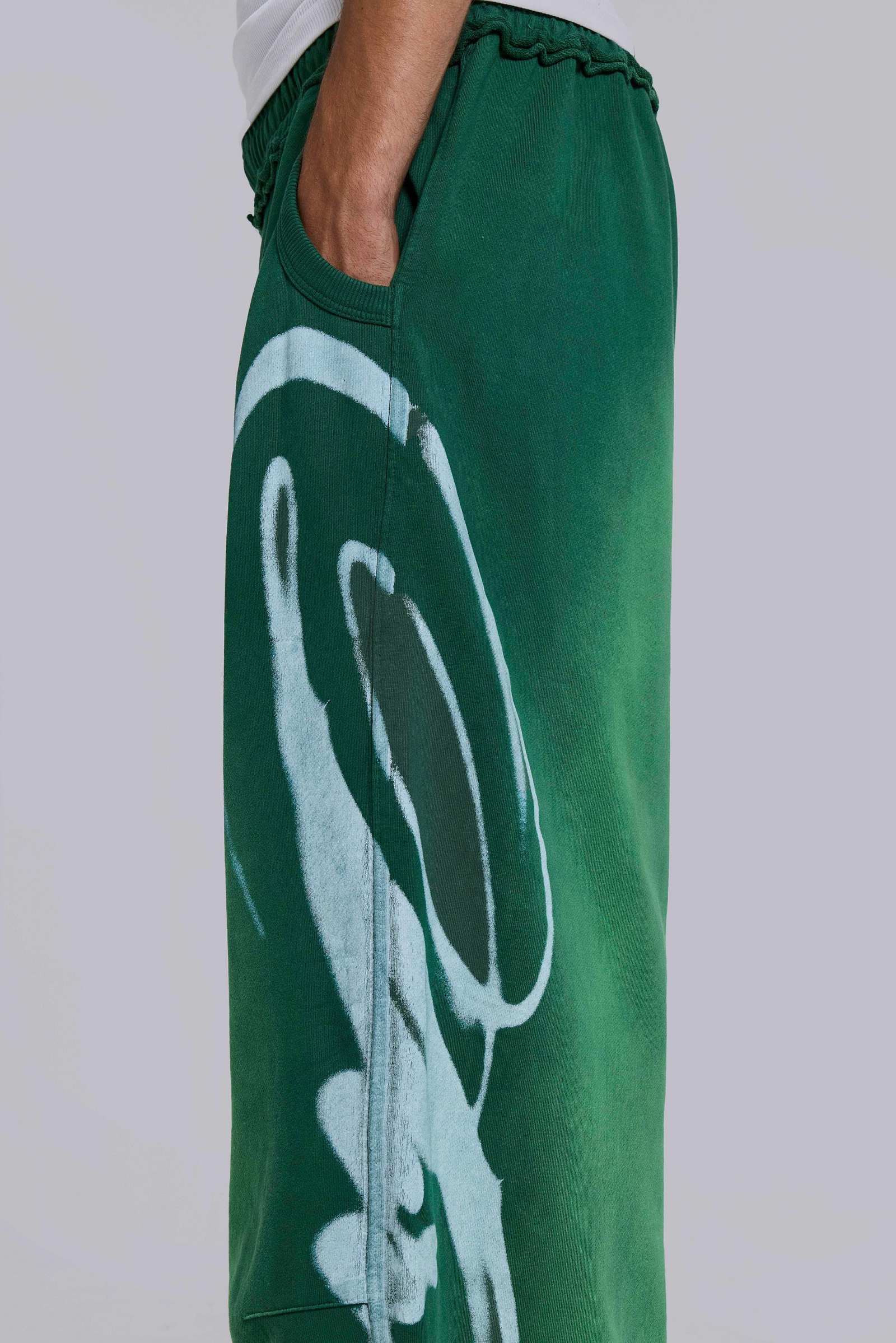 Divine Airbrush Green Monster Joggers