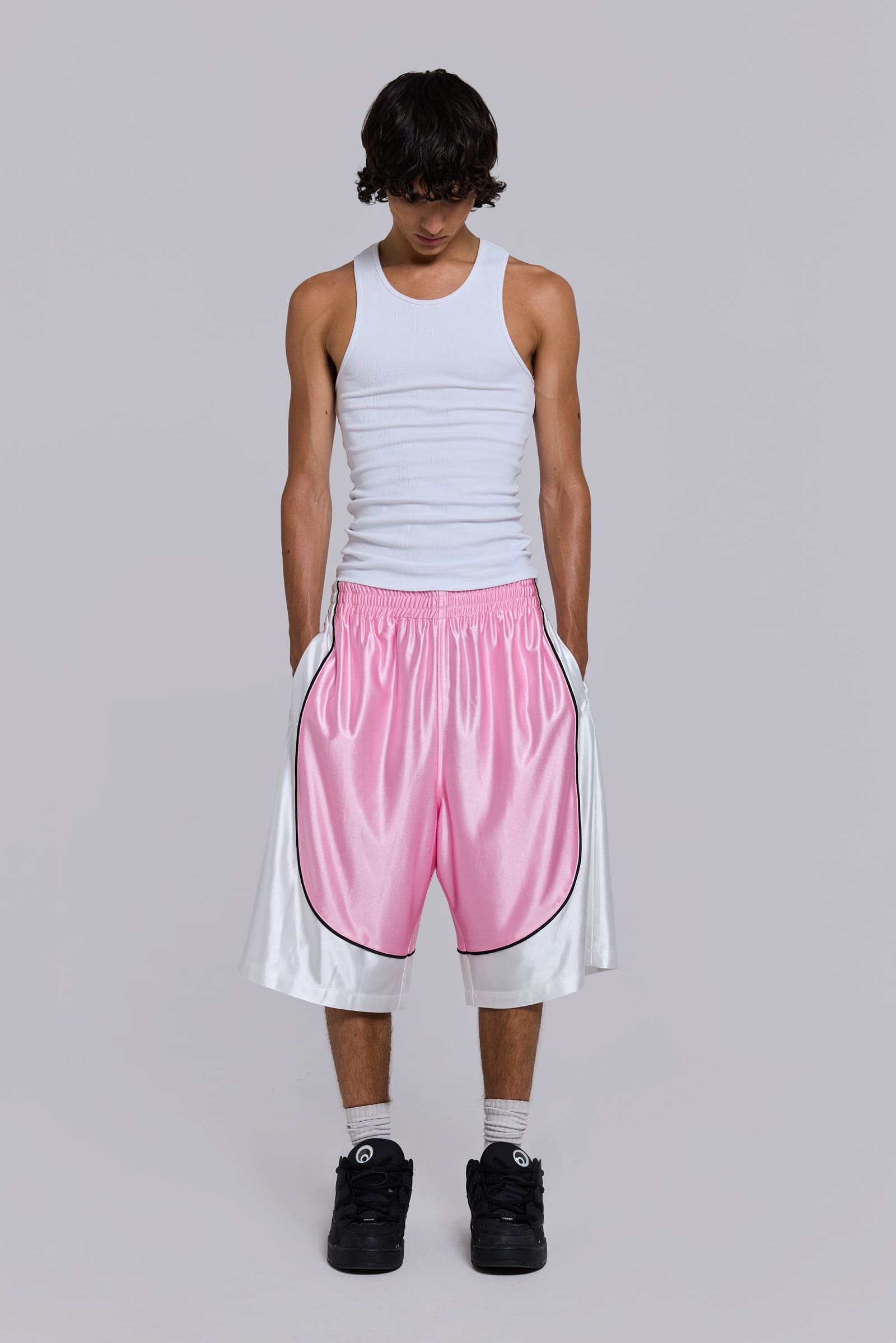 Court Pink Basketball Shorts