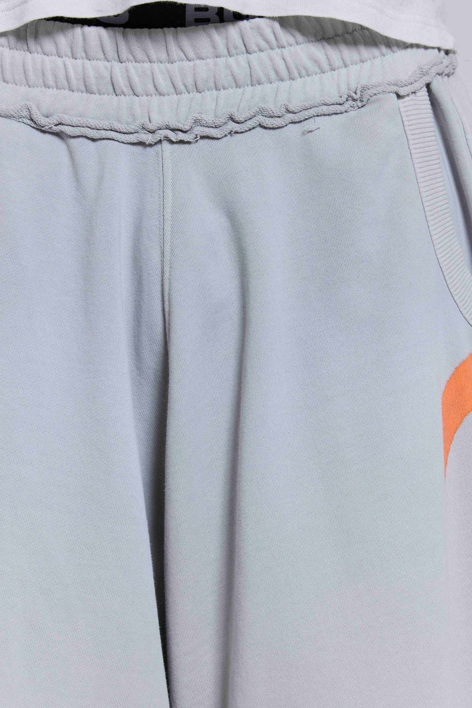 Grey Airbrush Diving Monster Jogger Shorts
