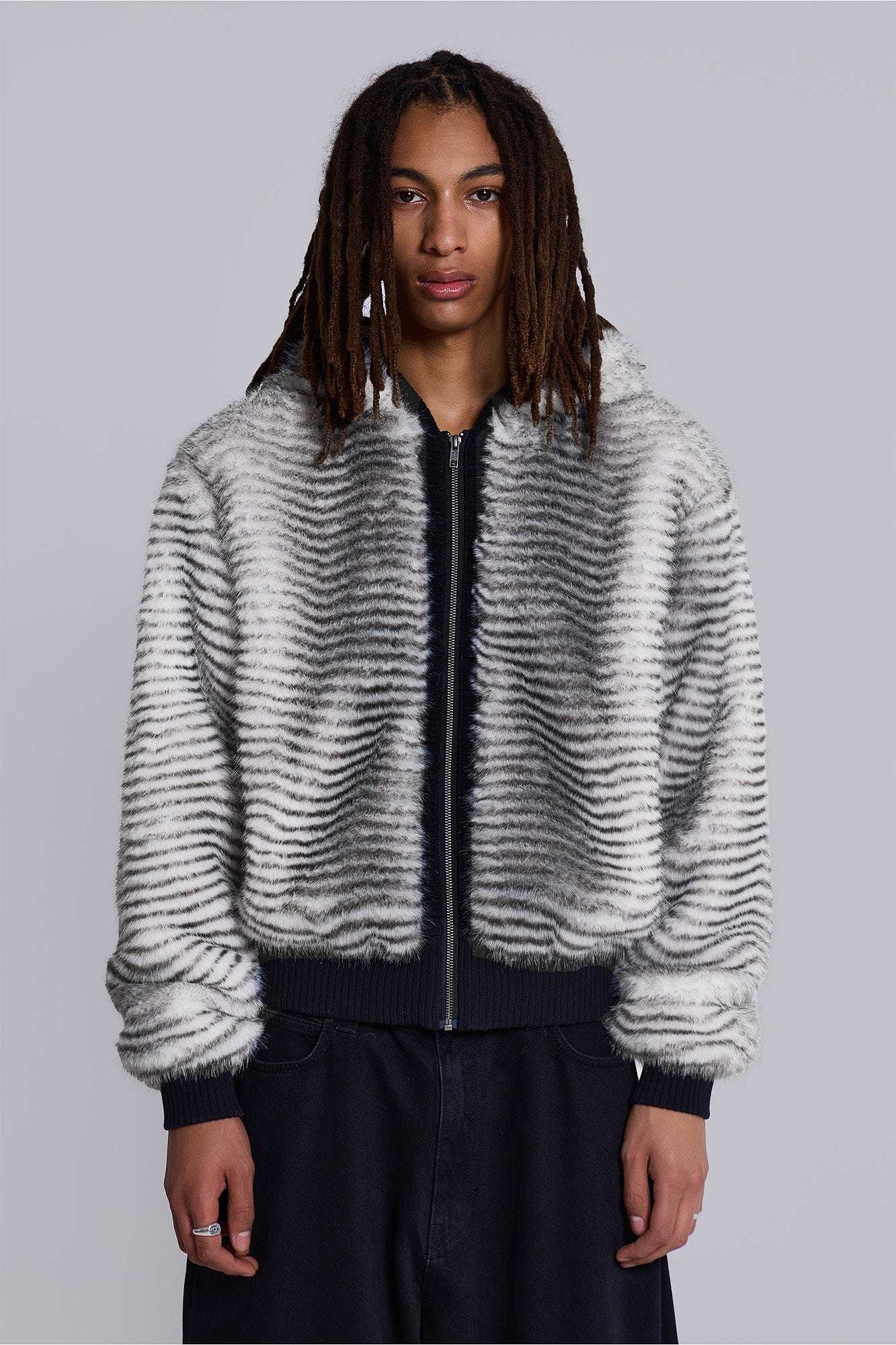 White Bear Faux Fur Jacket