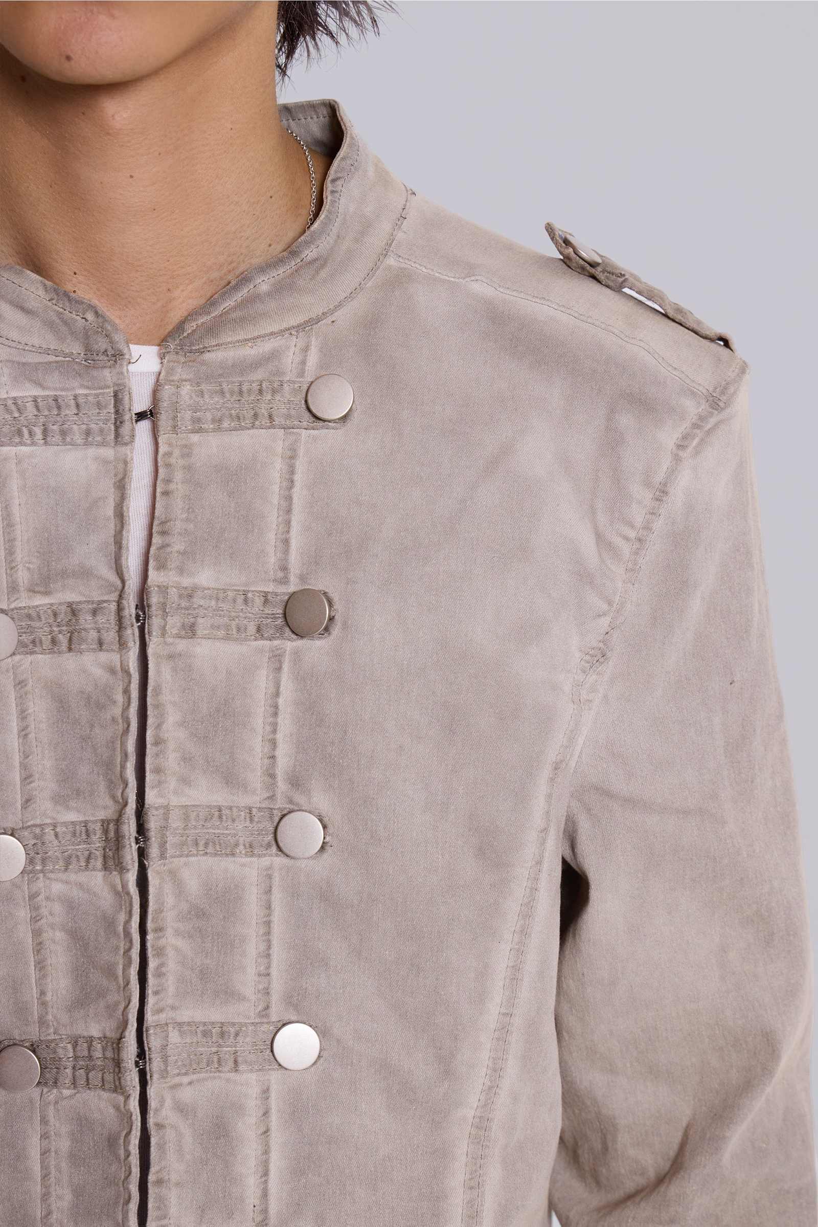 Rebel Military Jacket in Clay