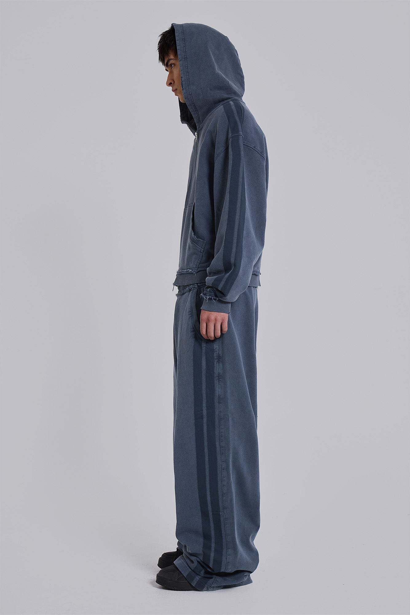 Blue Sporty Baggy Monster Joggers