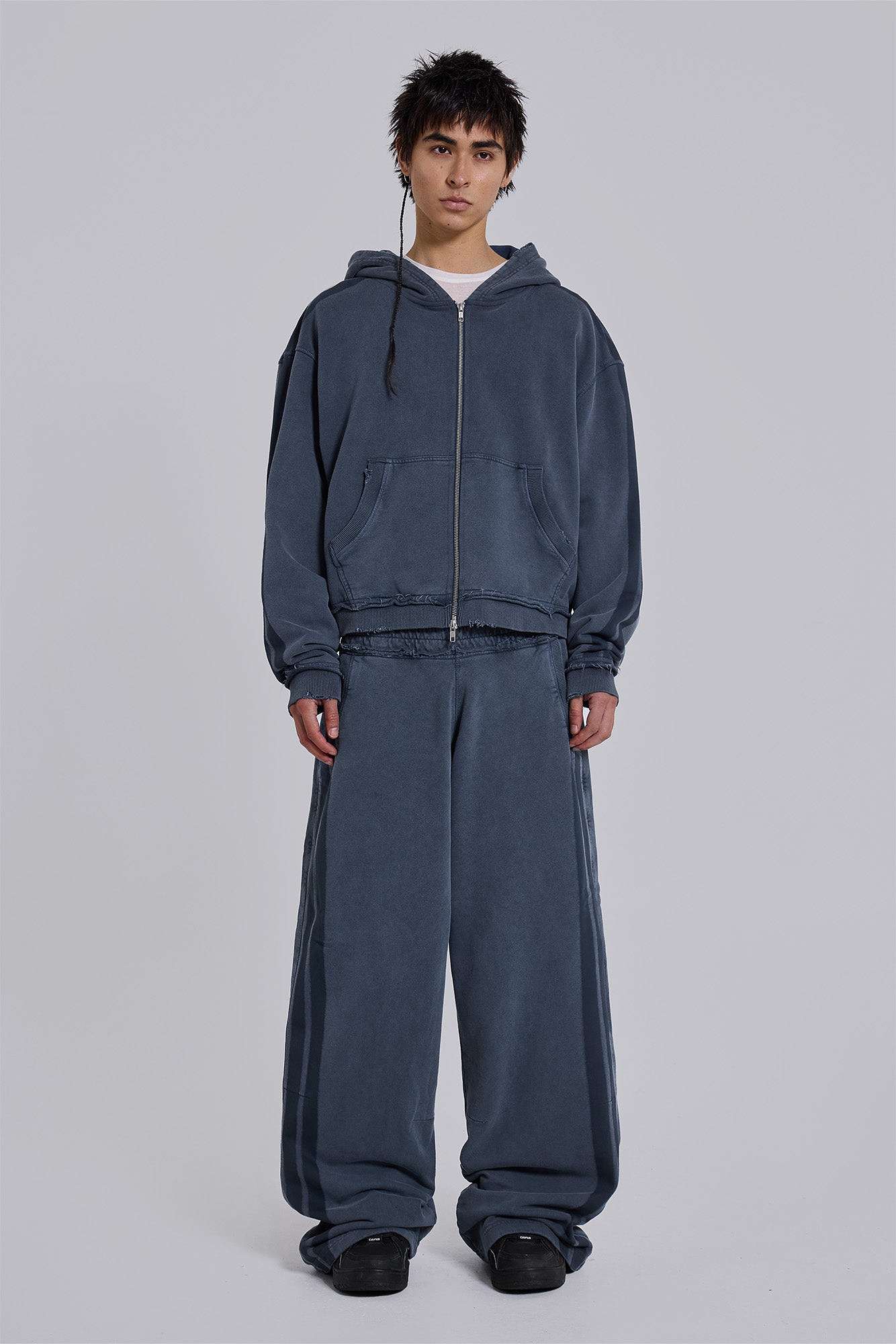 Blue Sporty Baggy Monster Joggers