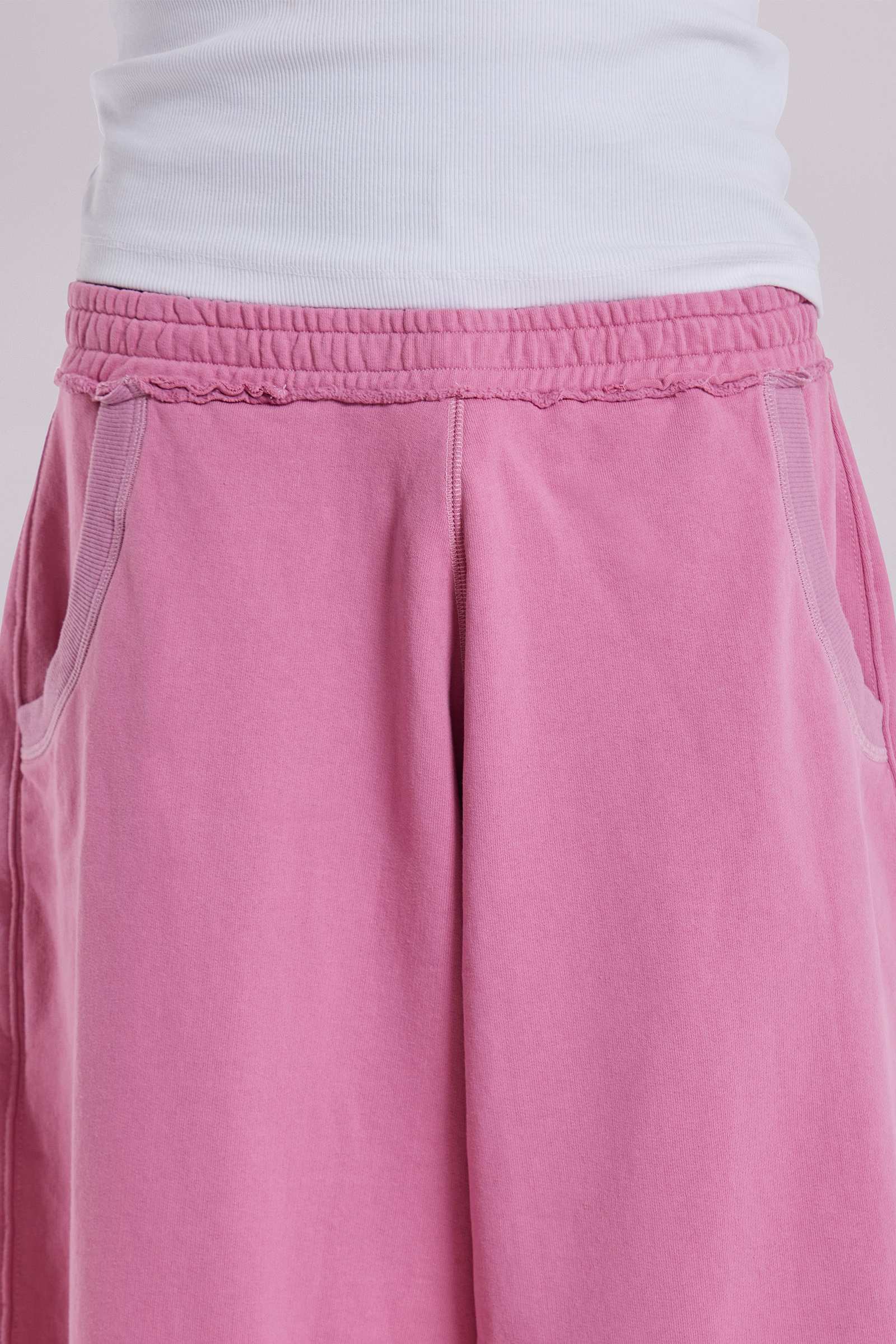 Pink Baggy Cuffed Monster Joggers