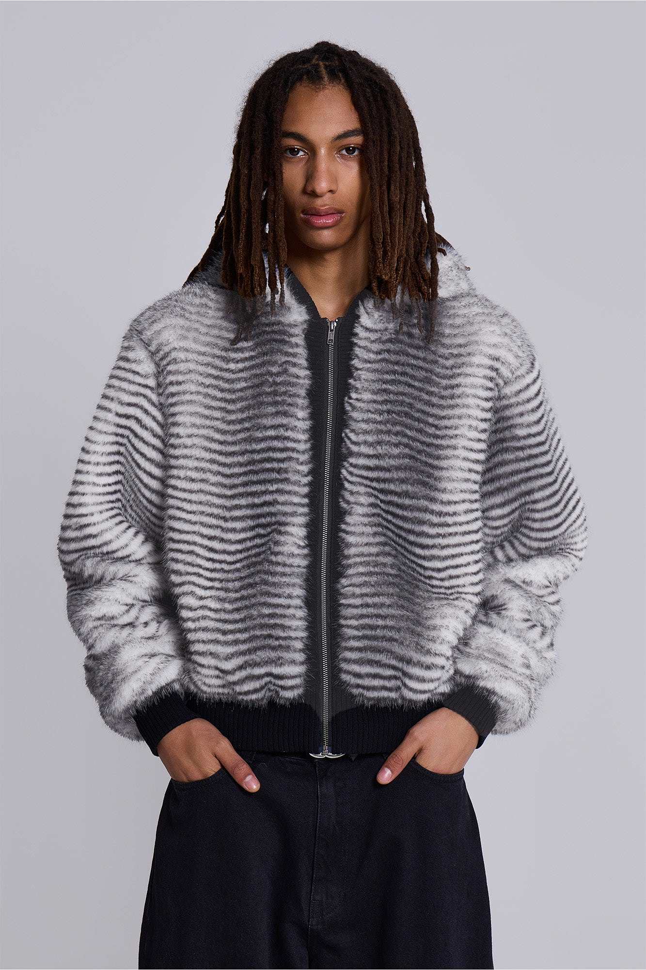 White Bear Faux Fur Jacket