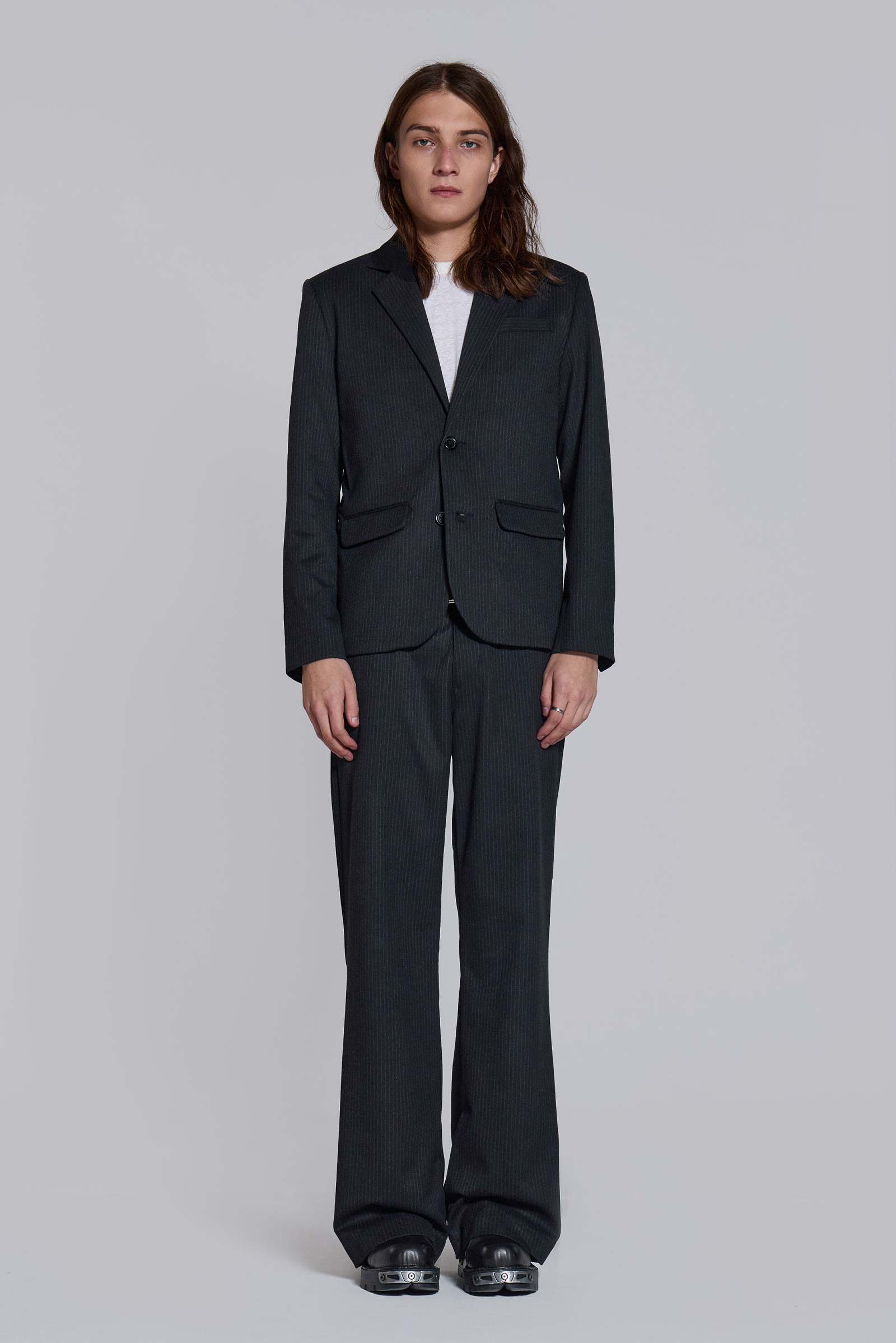 Libertine Pinstripe Slim Fit Blazer