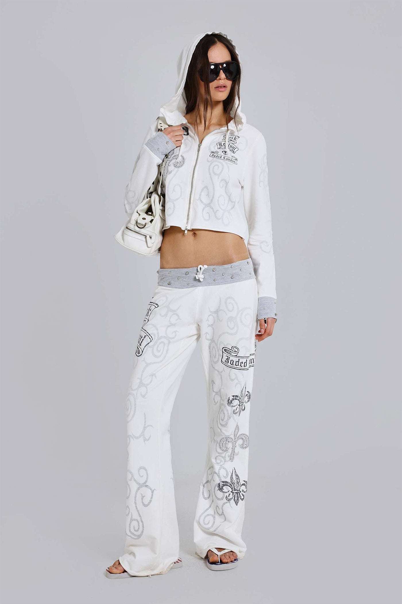 Rock Revival Graphic Studded Joggers