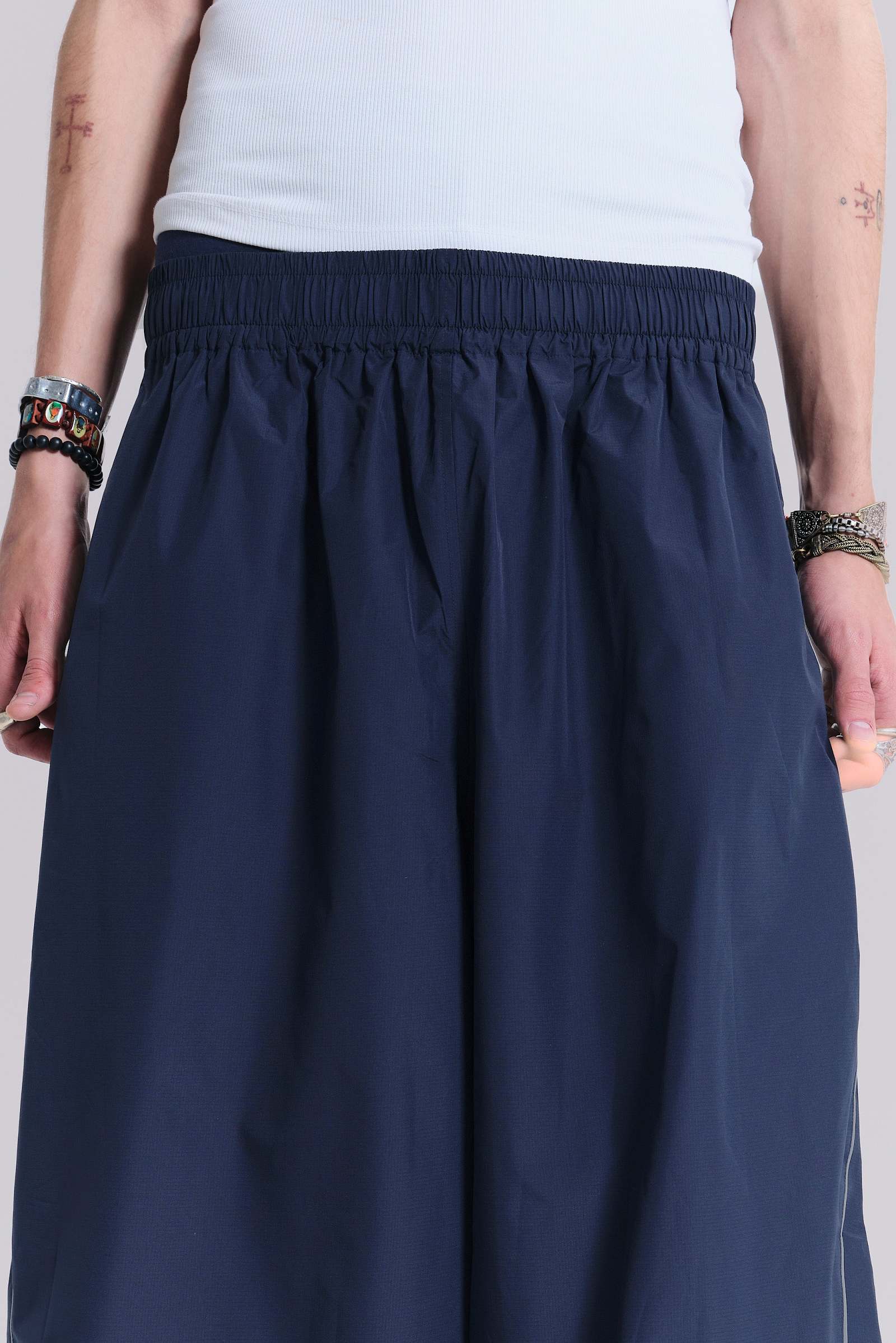 Navy Vapor Tracksuit Bottoms