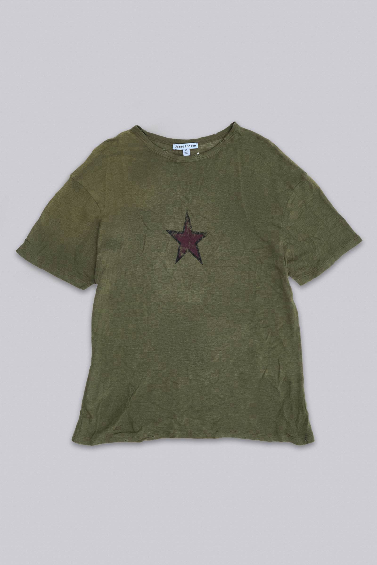 Green Star Sun Faded T-Shirt