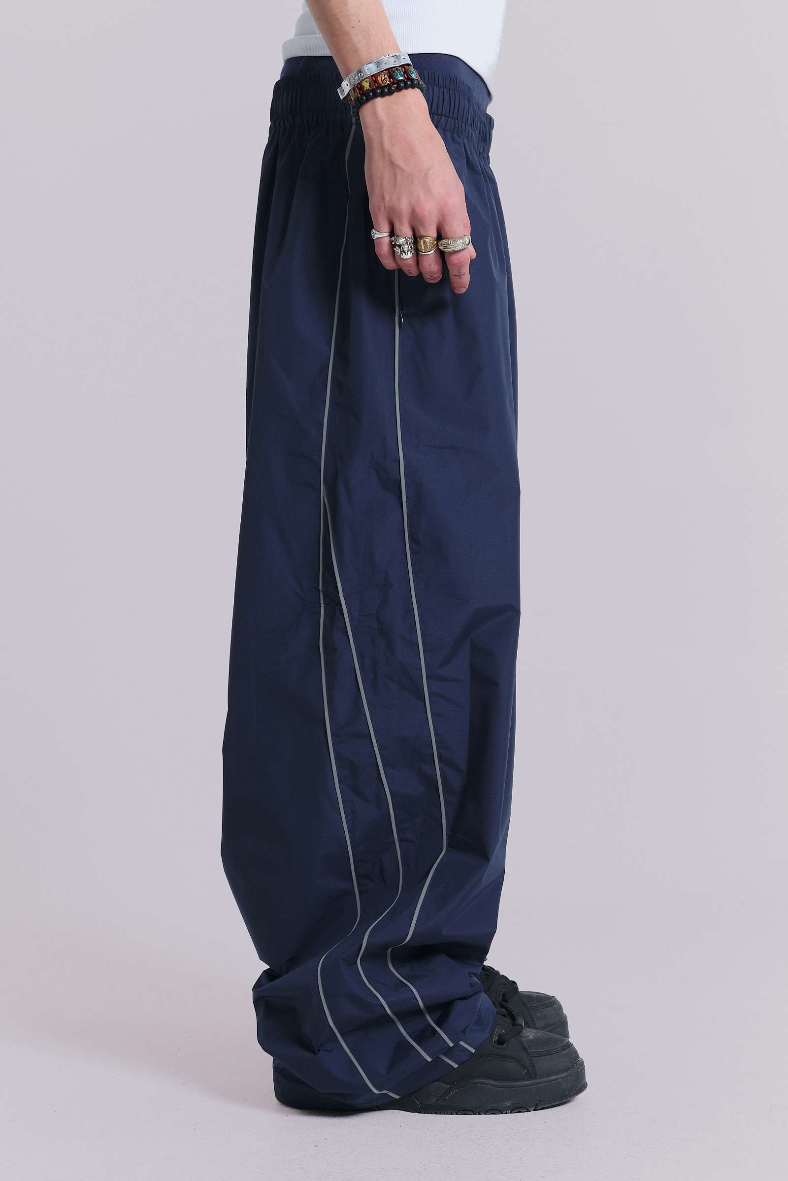 Navy Vapor Tracksuit Bottoms