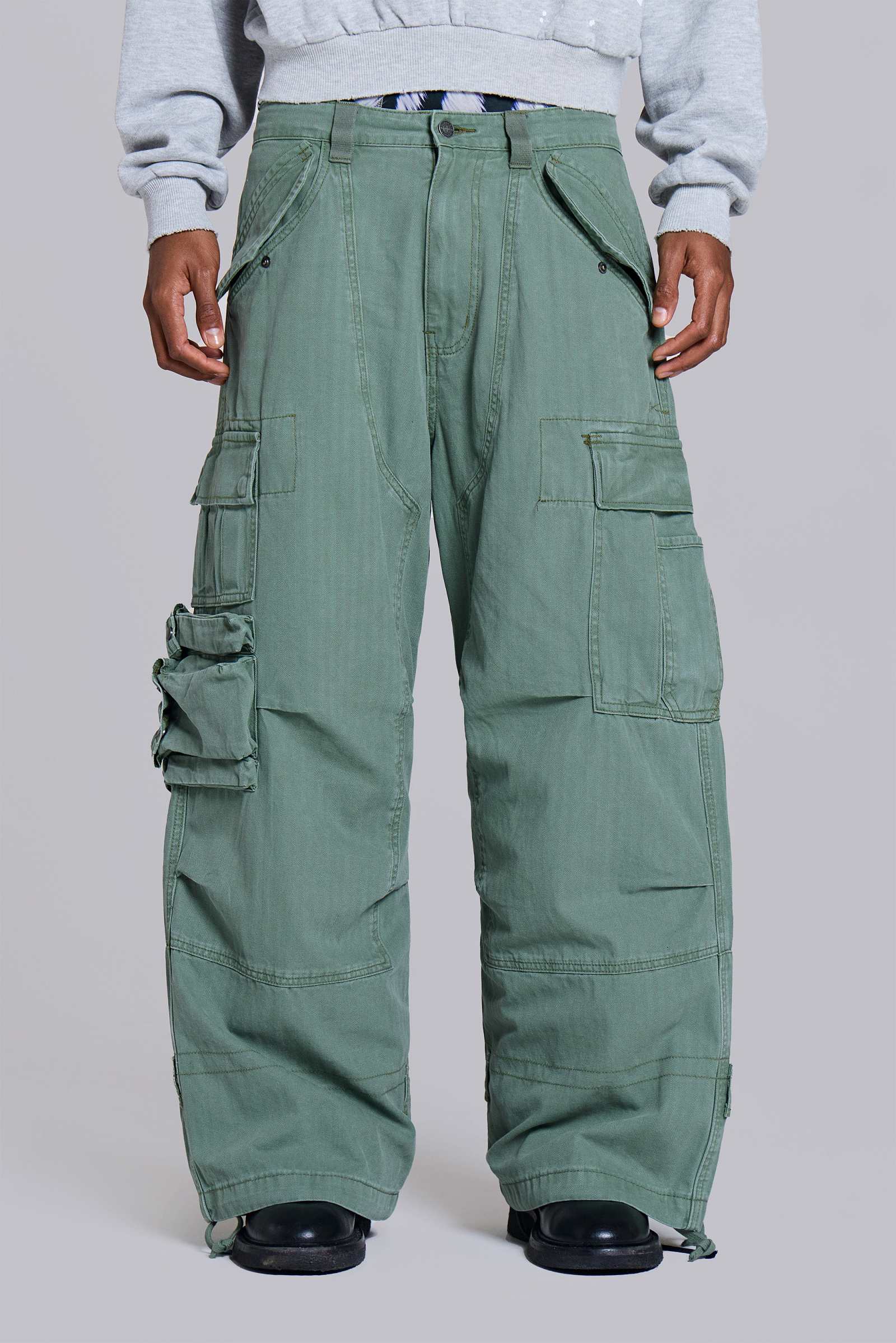 Utility Khaki Cargo Pants