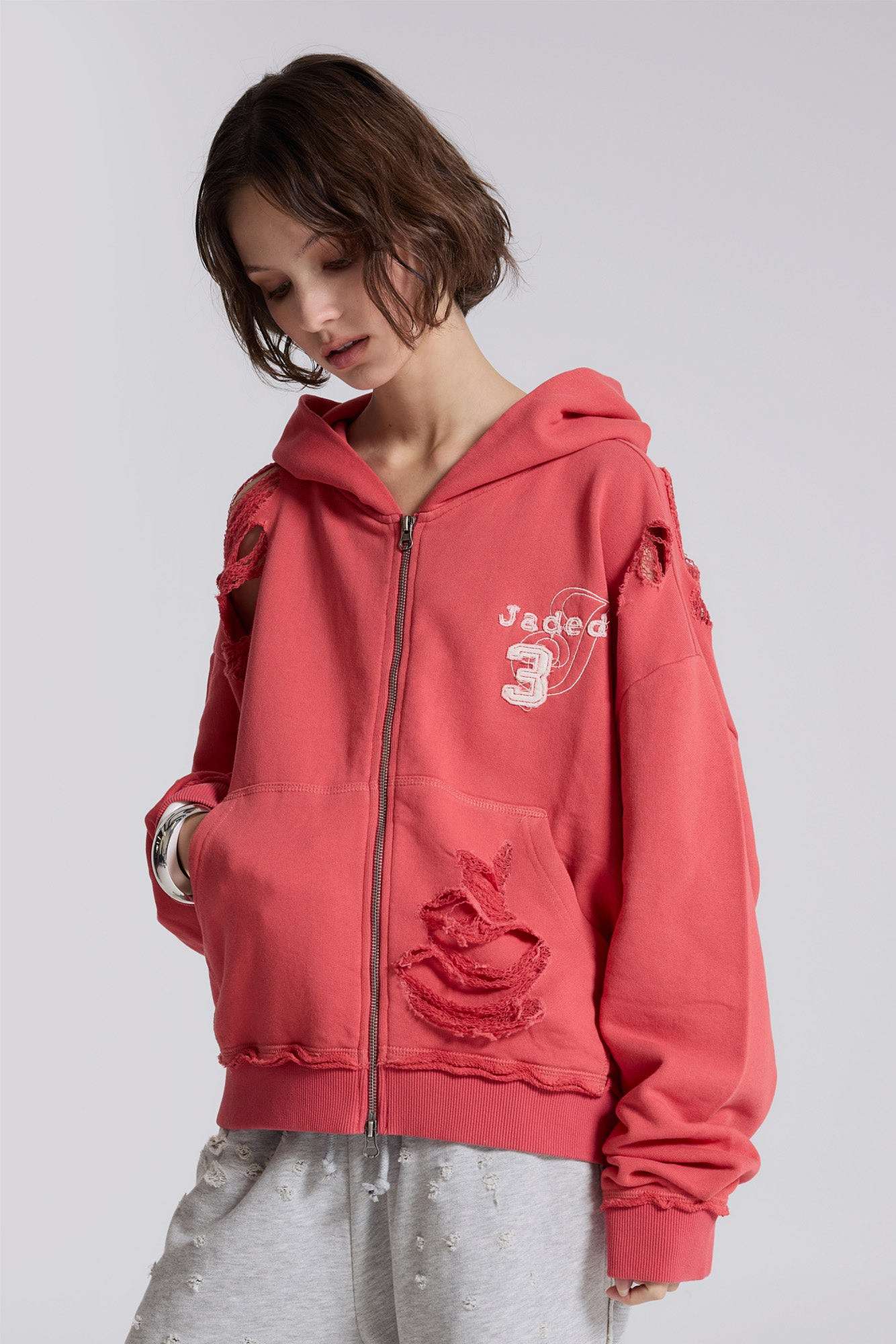 Distressed Monster Hoodie