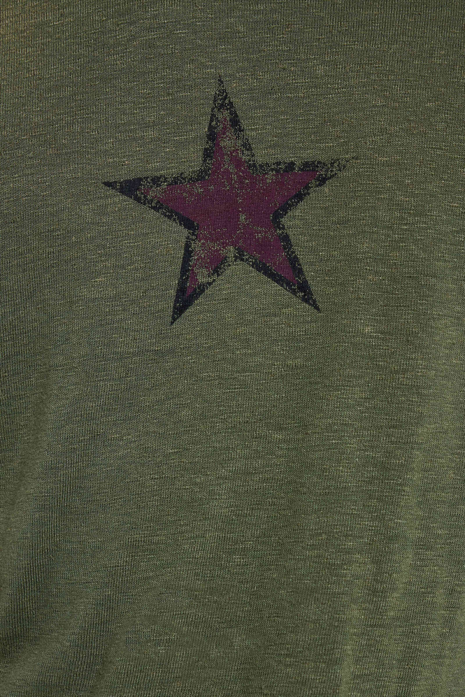 Green Star Sun Faded T-Shirt