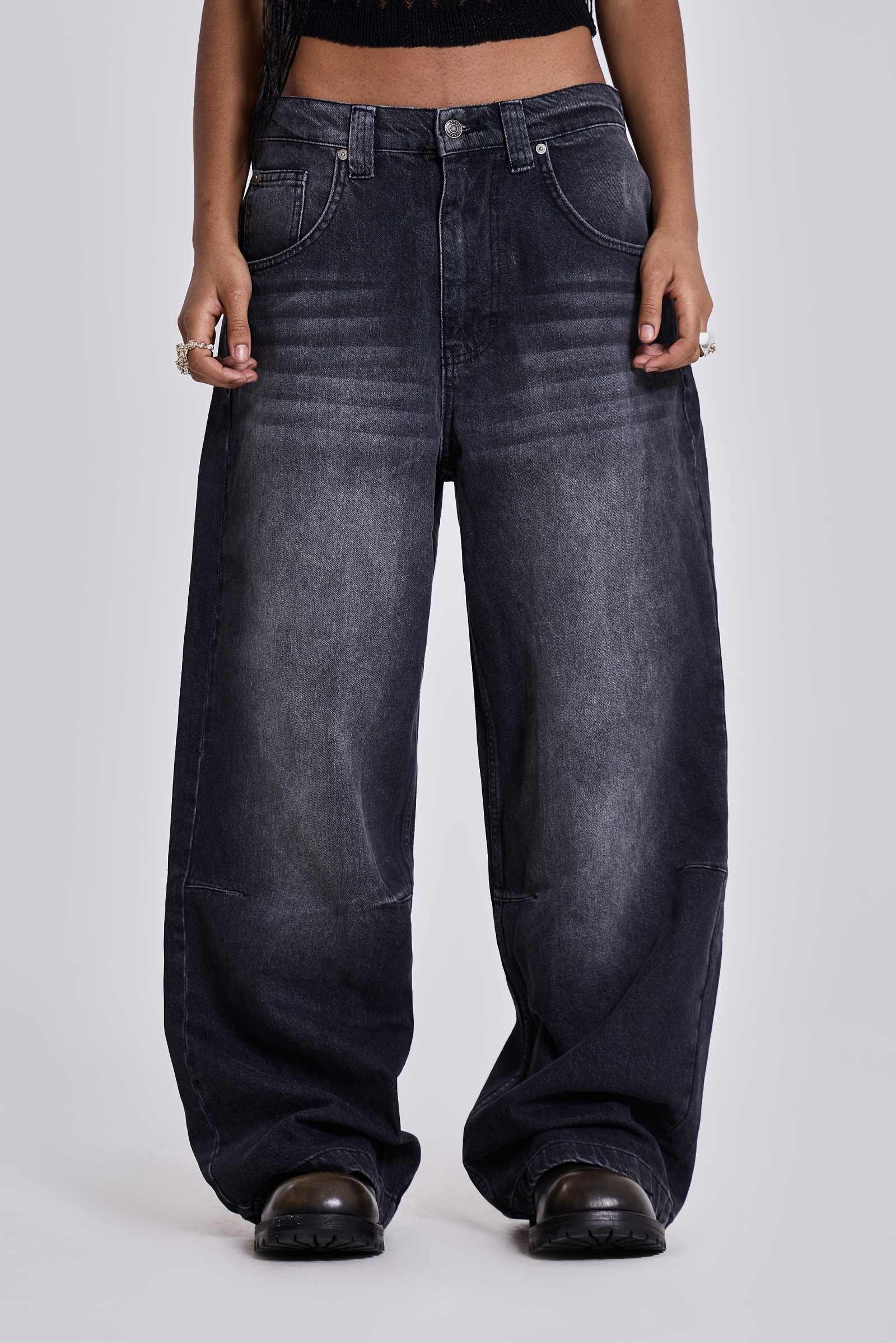 Washed Black Colossus Jeans