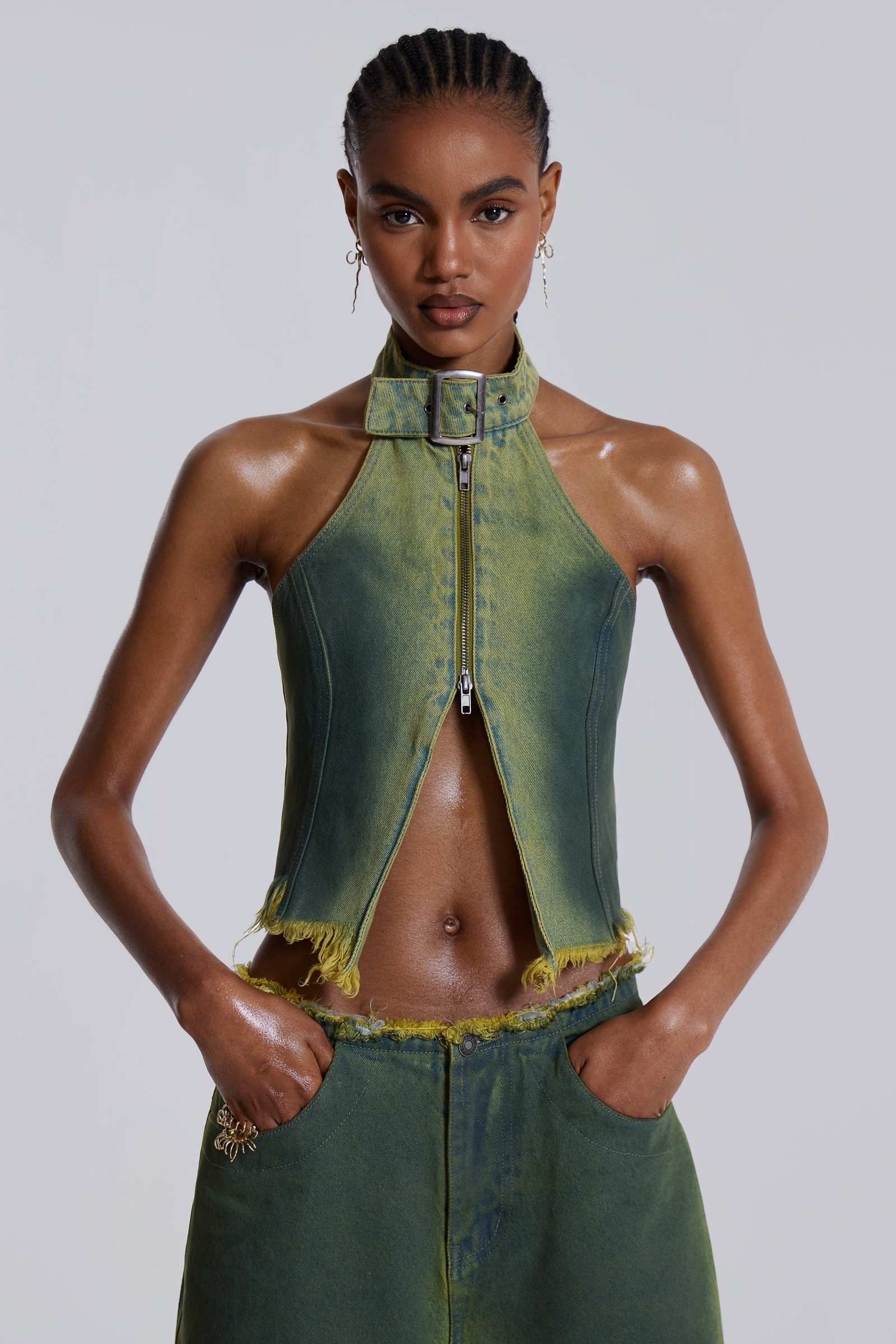 Toxic Denim Top