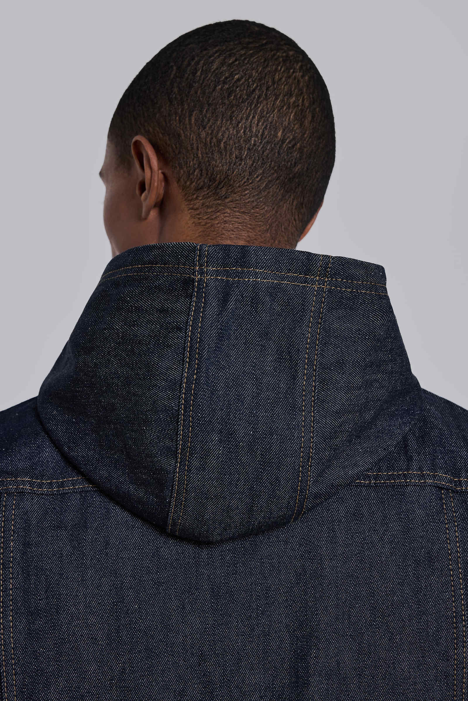 Indigo Bedrock Denim Jacket