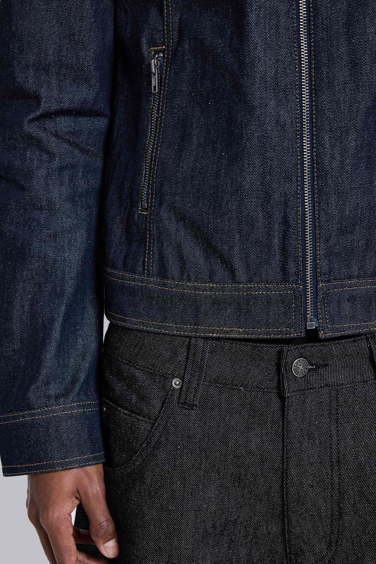 Indigo Bedrock Denim Jacket