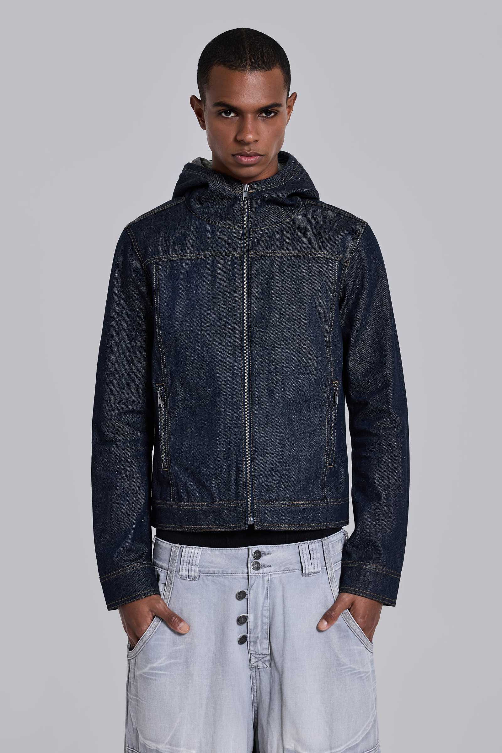 Indigo Bedrock Denim Jacket | Jaded London | Clothing