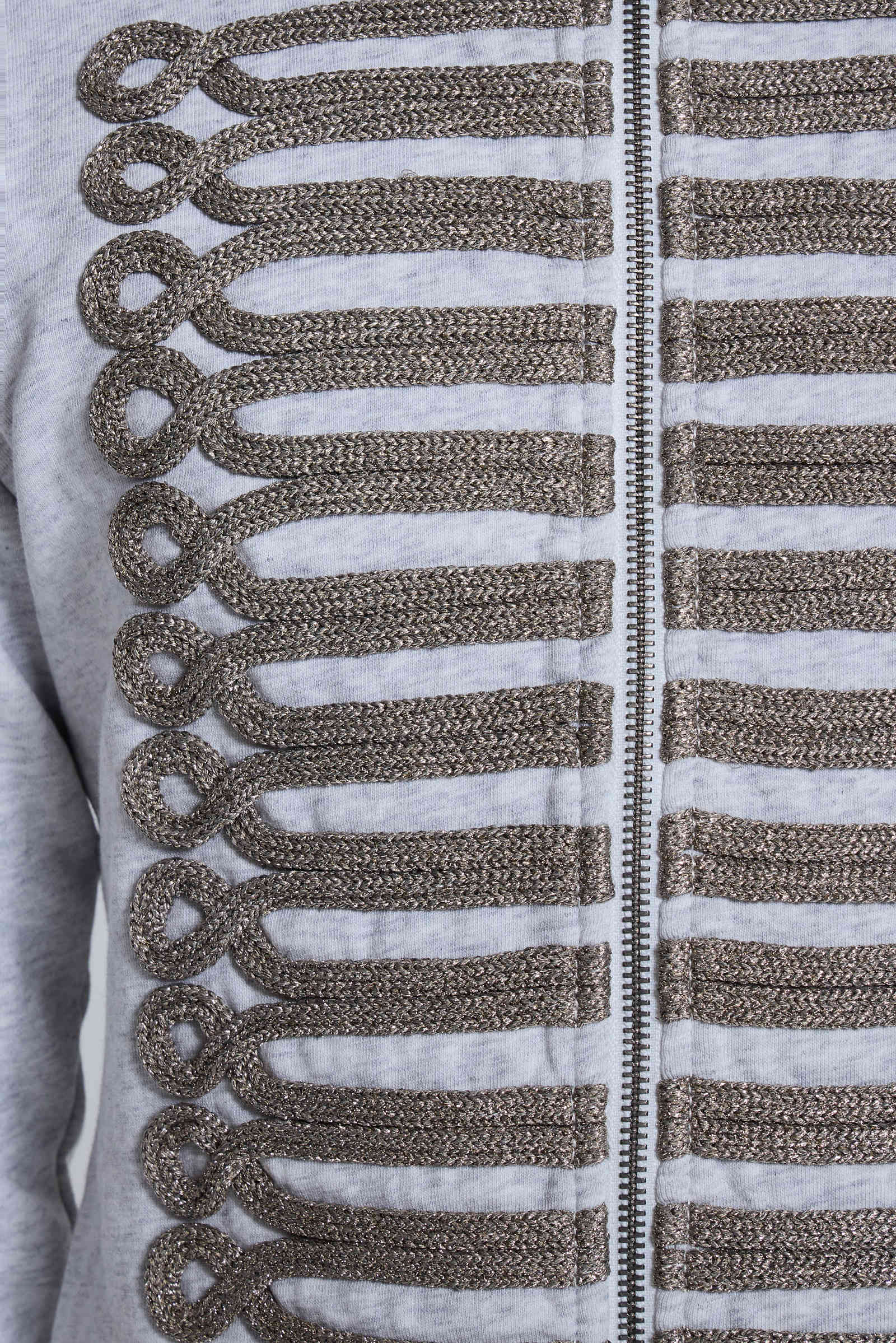 Grey Marl Military Monster Hoodie