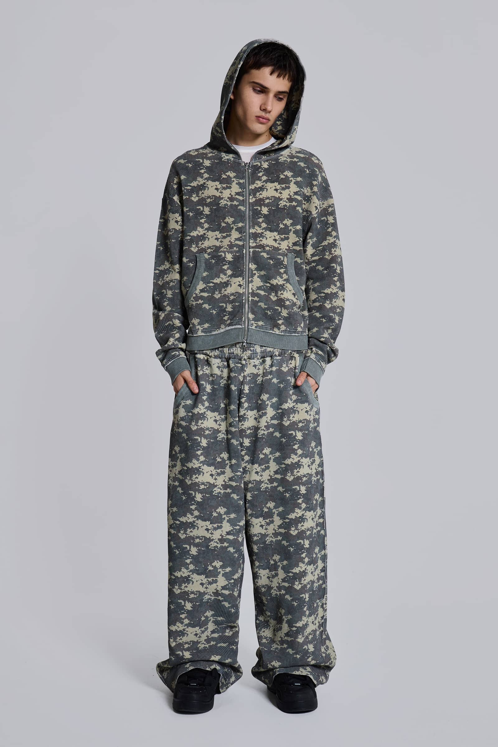Digi Camo Waffle Hoodie