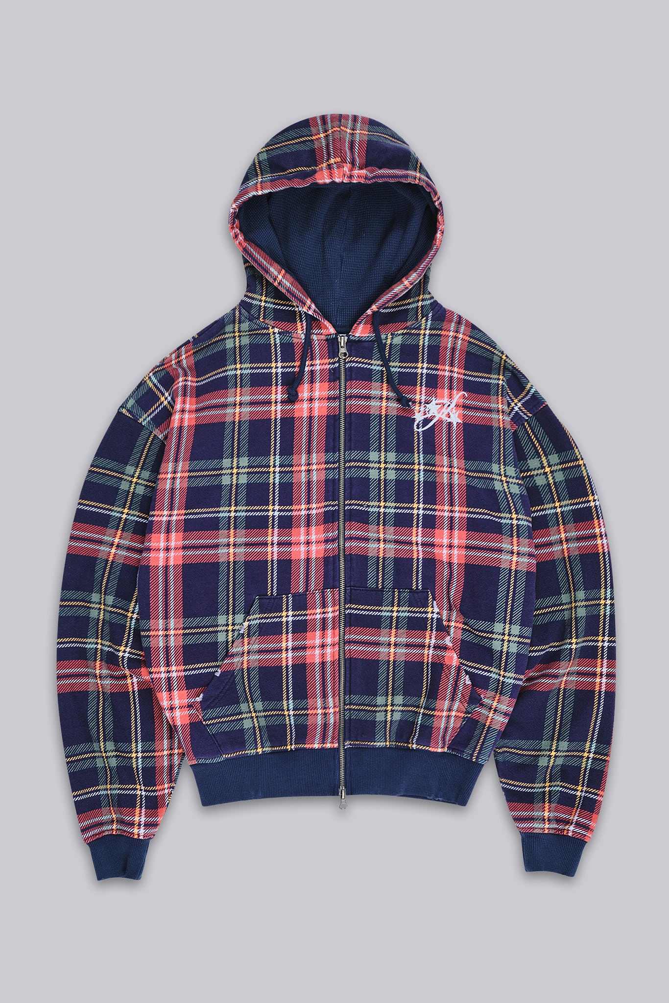 Adrenaline Checked Zip Hoodie