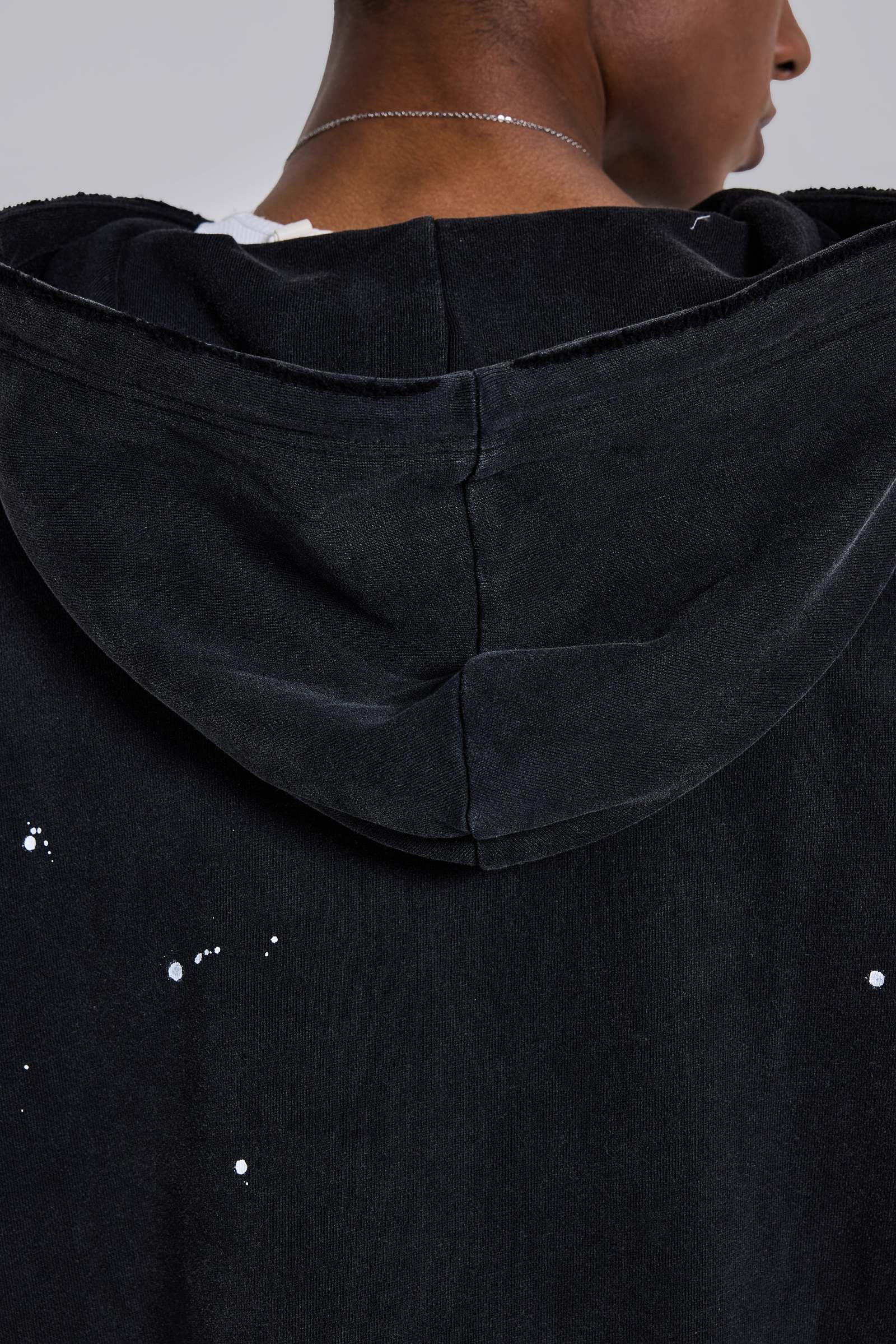 Sun Faded Waffle Lined Zip Hoodie