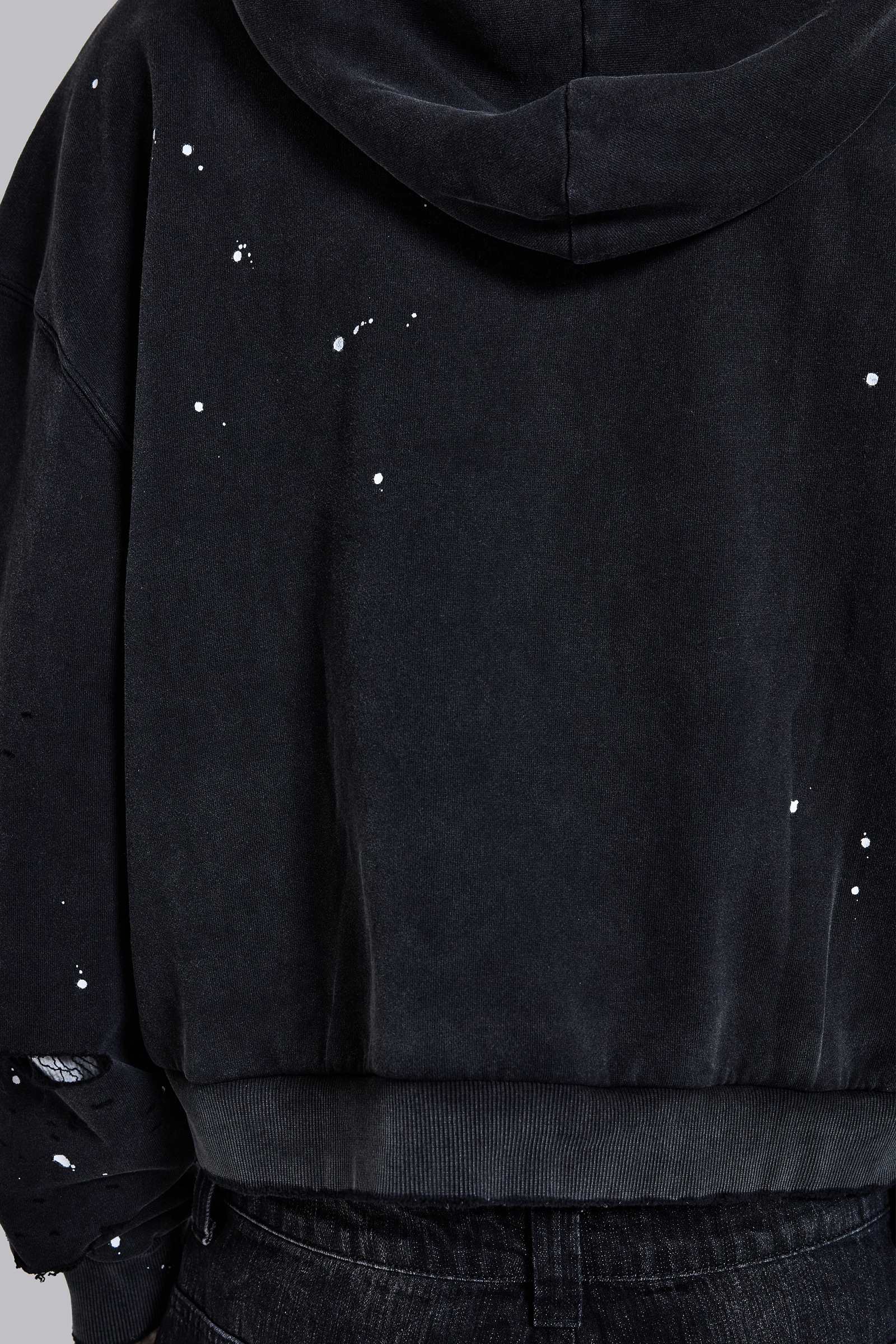 Sun Faded Waffle Lined Zip Hoodie
