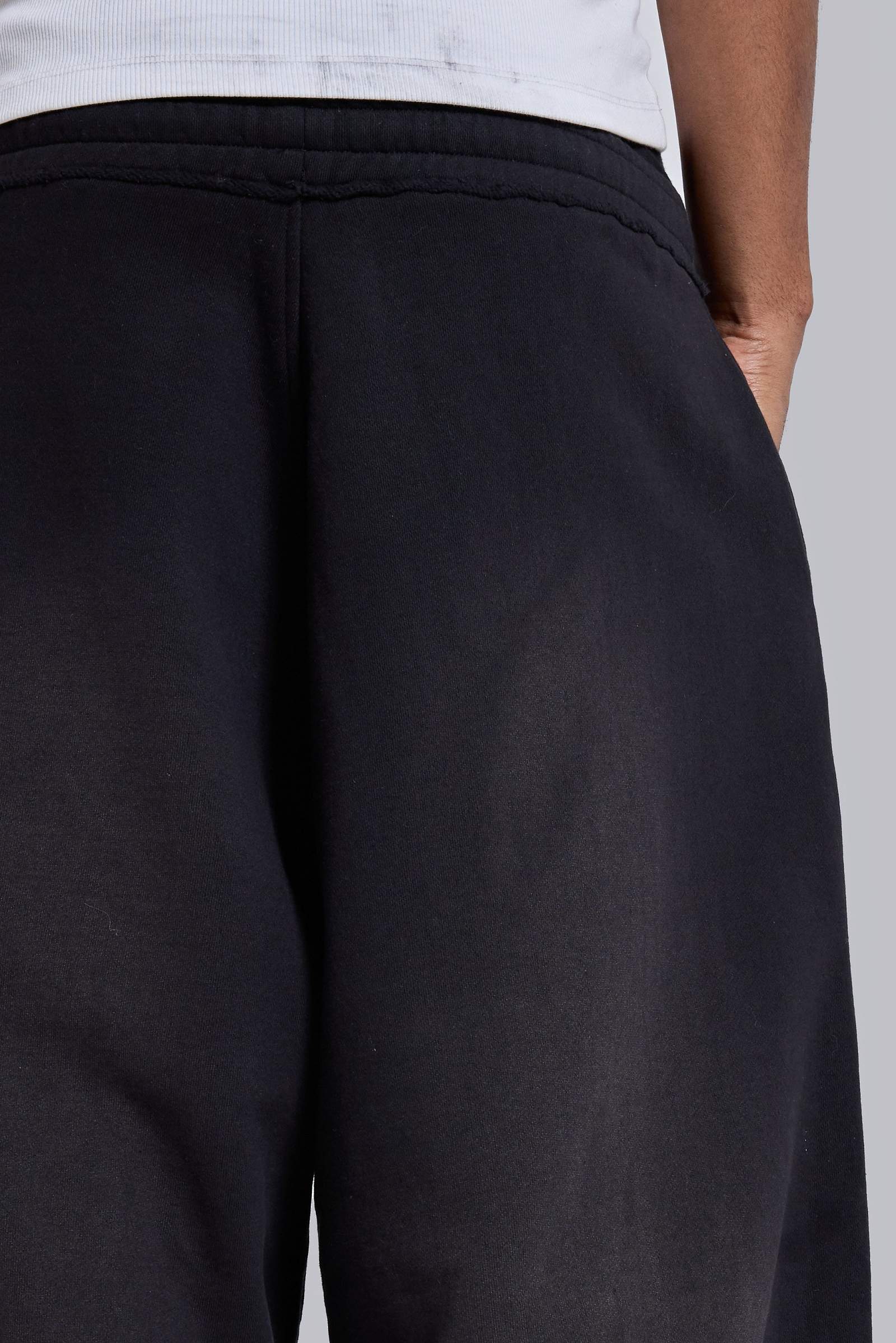 Black Baggy Cuffed Monster Joggers