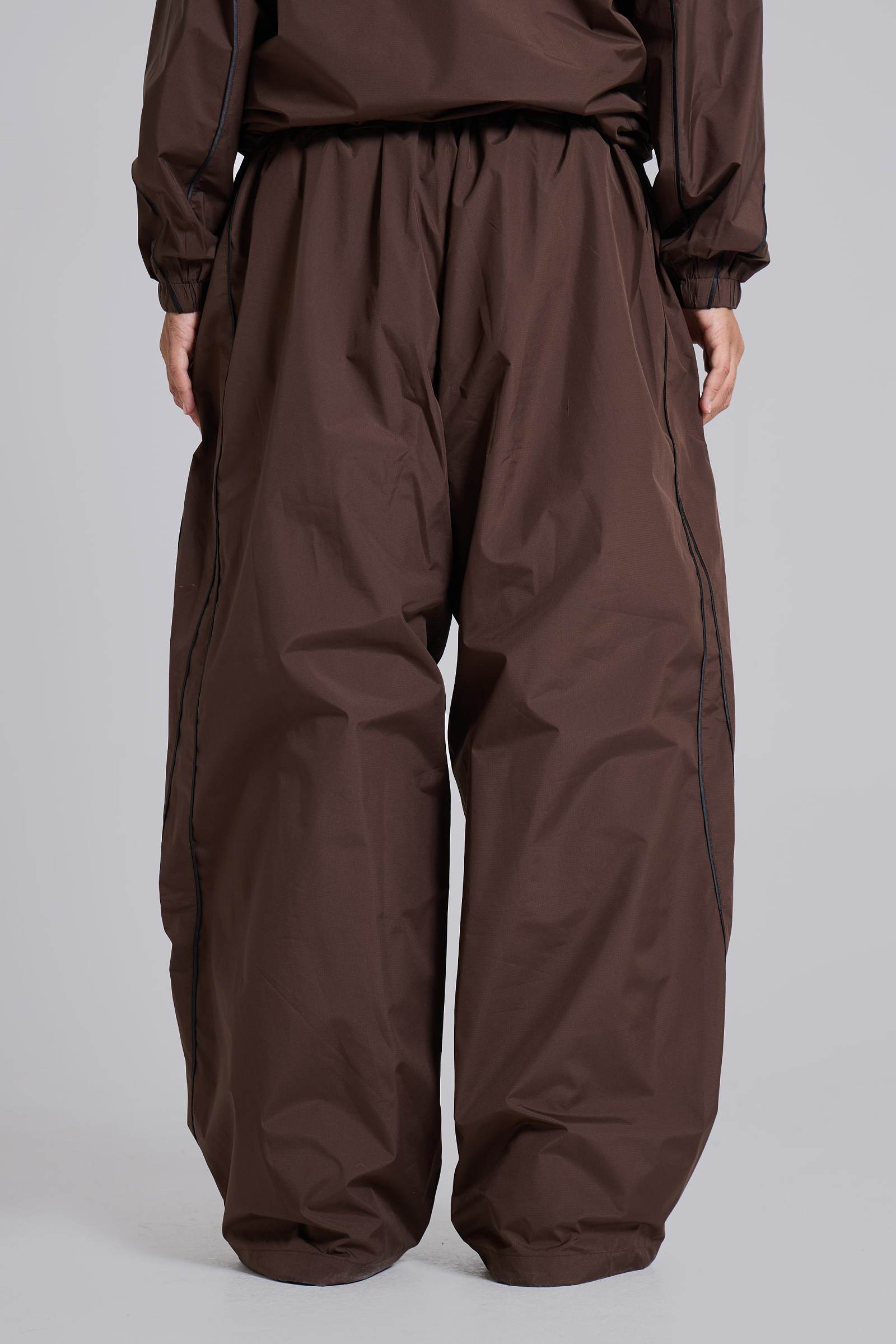 Brown Vapor Tracksuit Bottoms