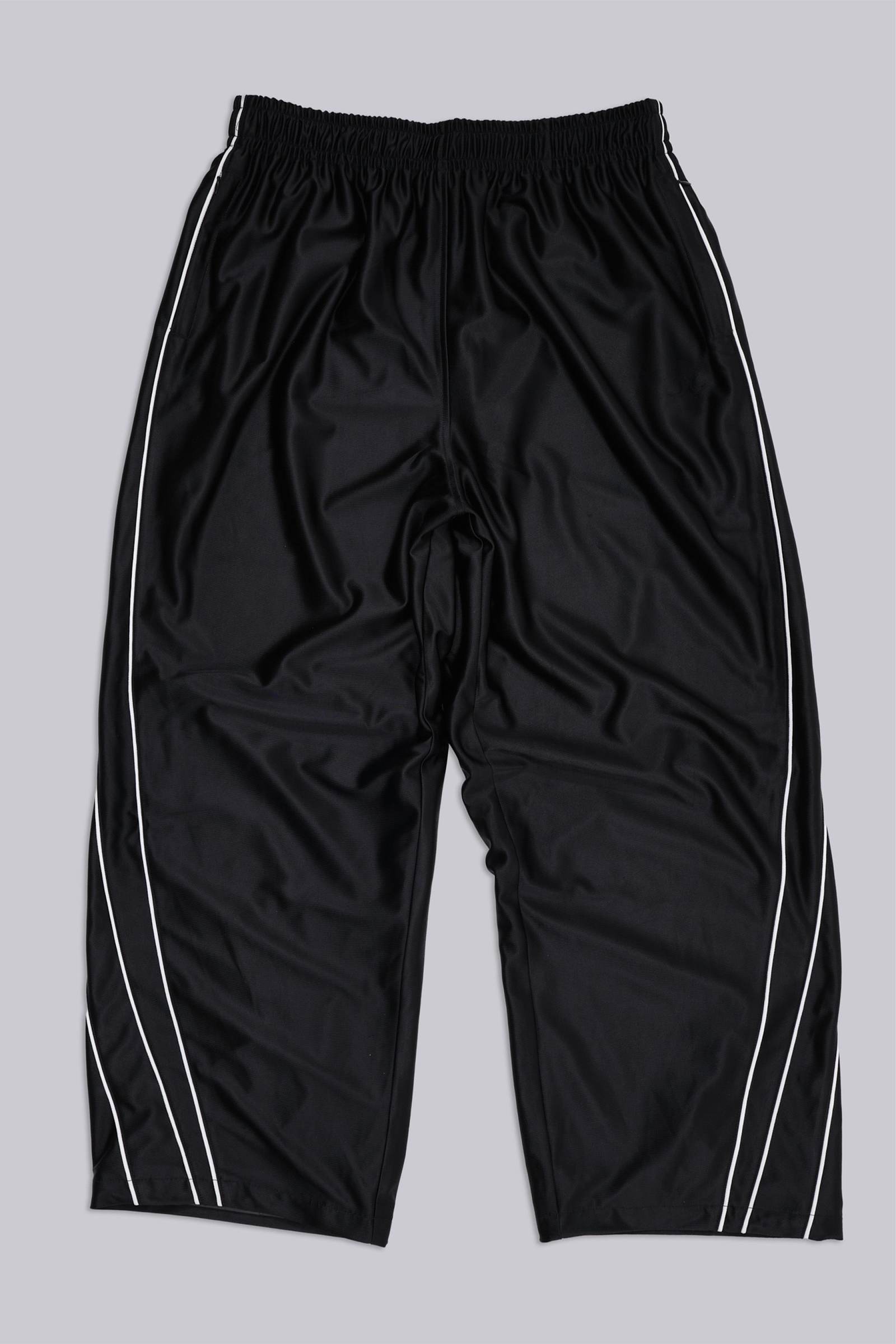 Black Metallic Vapor Joggers