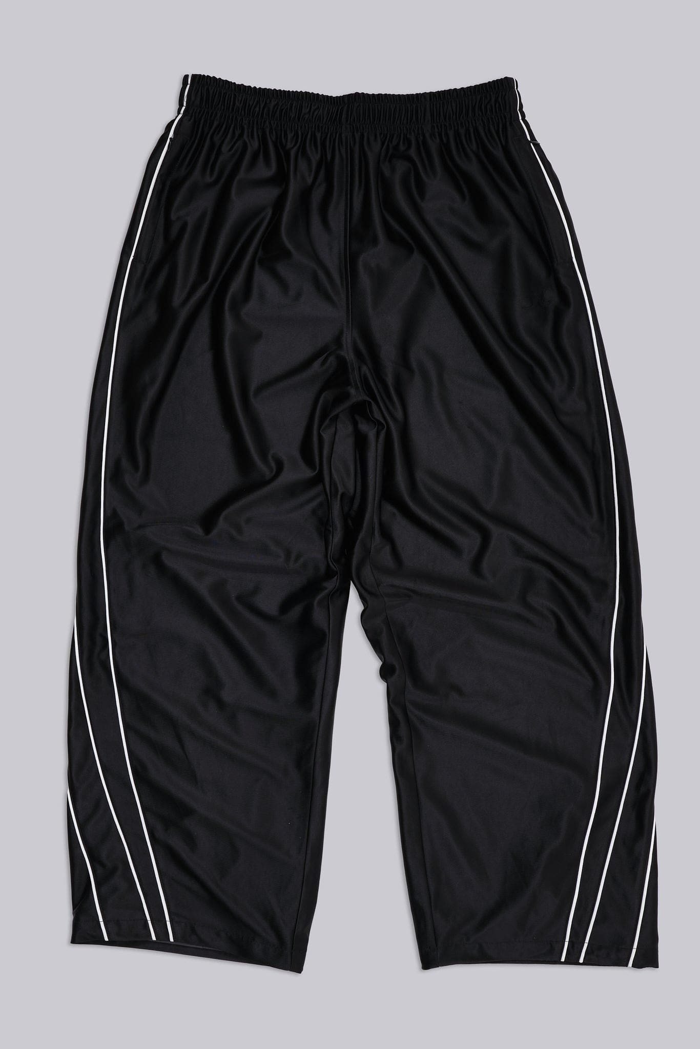 Black Metallic Vapor Joggers